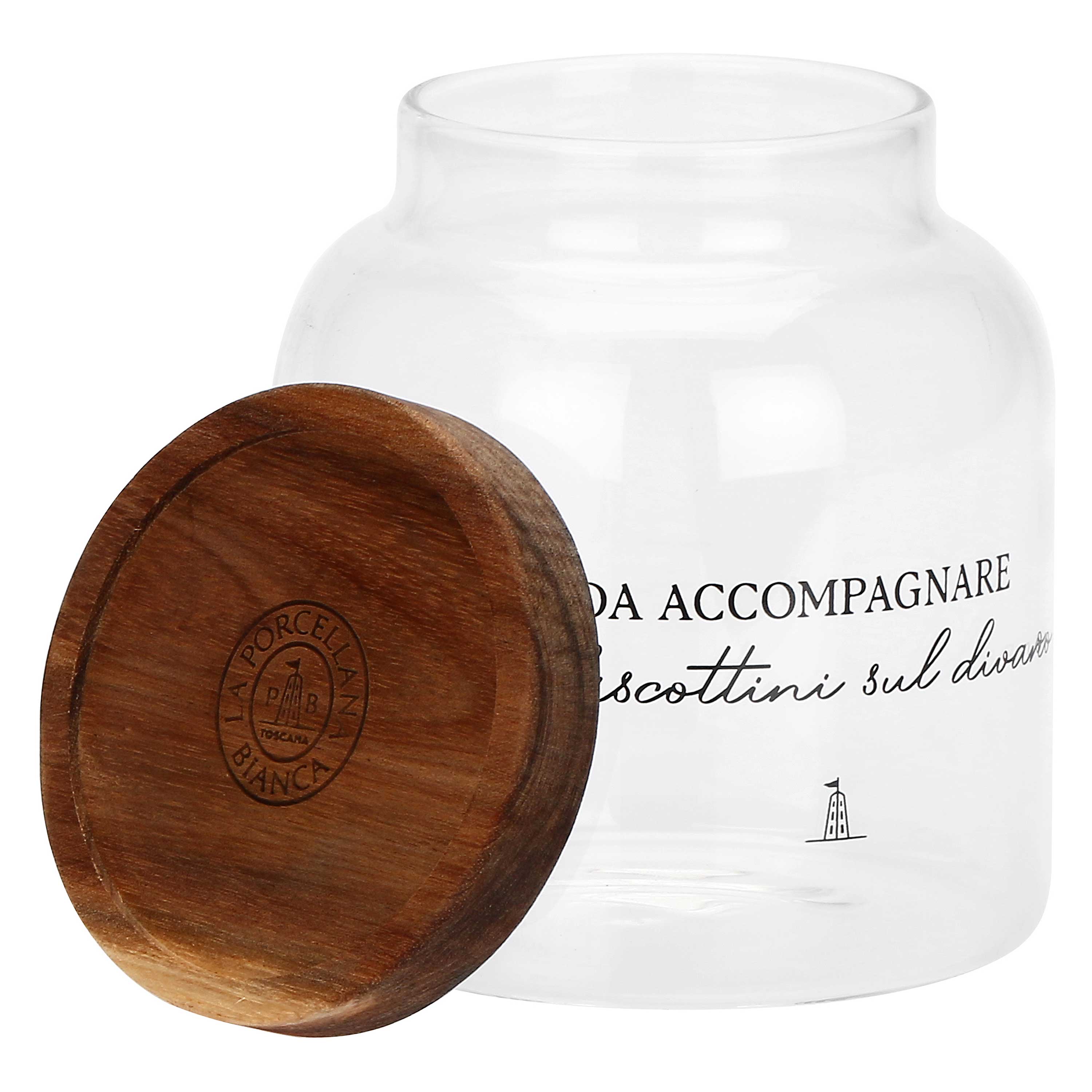 Barattolo Tisana, I Garbati - Vetro Borosilicato, 800 ml