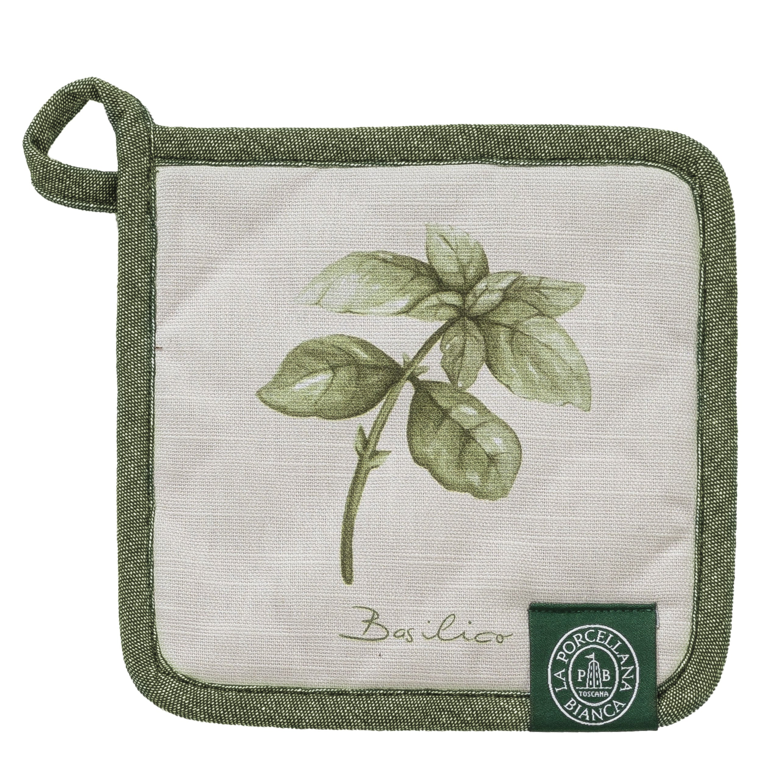 Set da 2, Set Presine, Coltivia - Tessuto, 17x17 cm