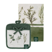 Set da 2, Set Presina Canovaccio, Coltivia - Tessuto, 20 x 20 cm + 40 x 60 cm