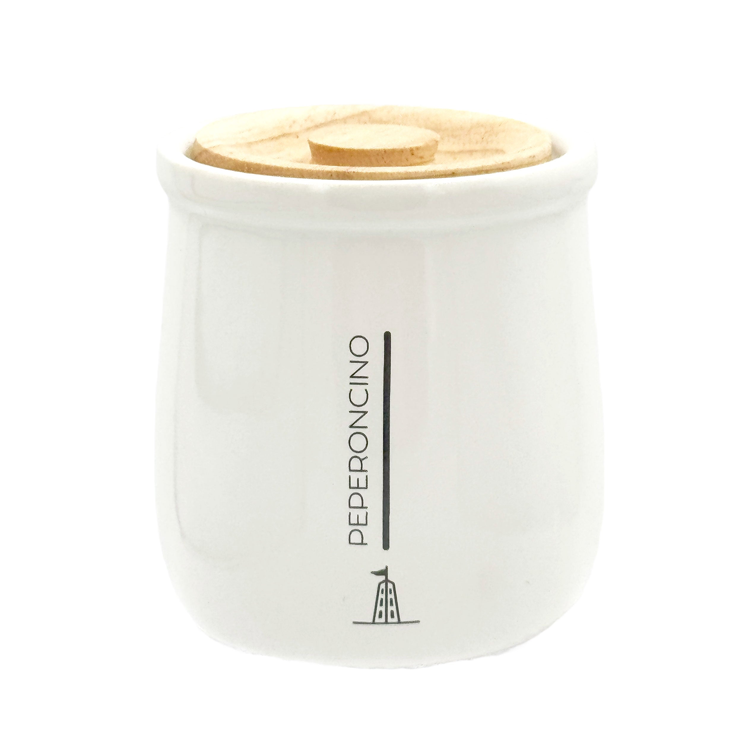 Set da 4, Barattolo Peperoncino, Gli Onesti - Porcellana, 180 ml