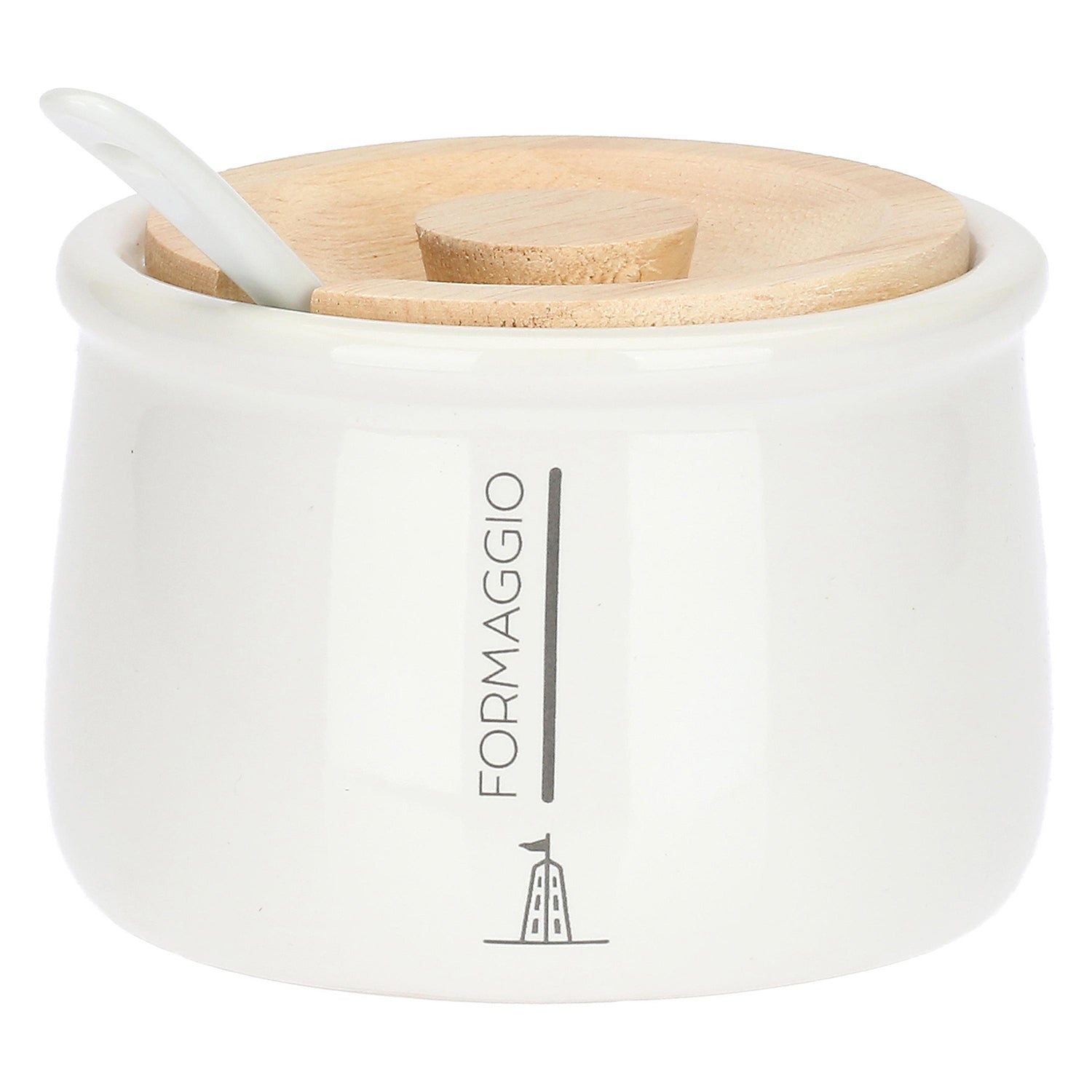 Set da 4, Portaformaggio Grattugiato, Gli Onesti - Porcellana, 200 ml