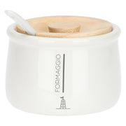 Set da 4, Portaformaggio Grattugiato, Gli Onesti - Porcellana, 200 ml