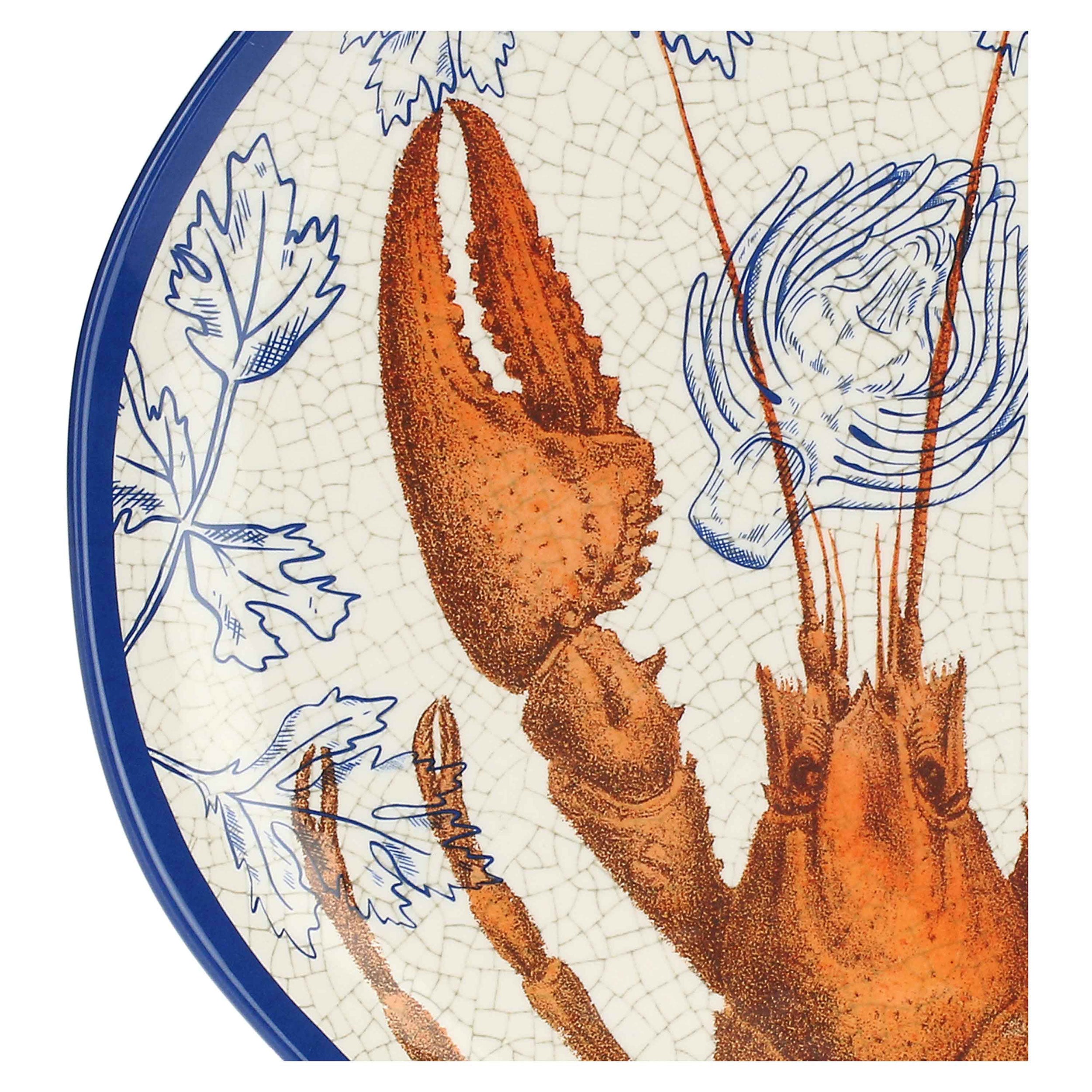 Set da 2, Piatto Piano, Ocean Life - Melamina, 27 cm
