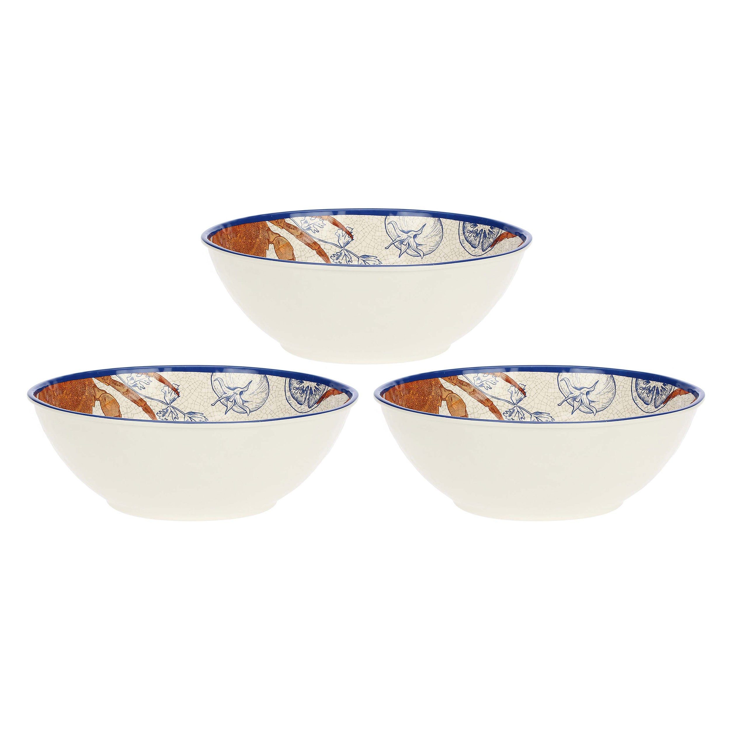 Set da 3, Insalatiera, Ocean Life - Melamina, 36 cm