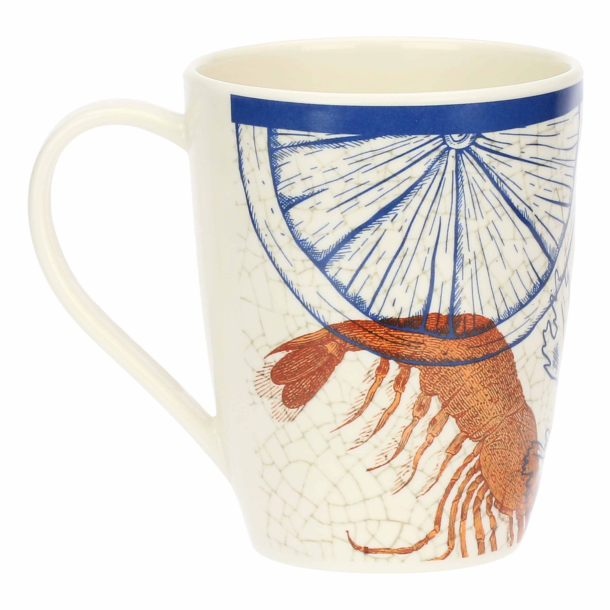 Set da 6, Mug, Ocean Life - Melamina, 450 CC