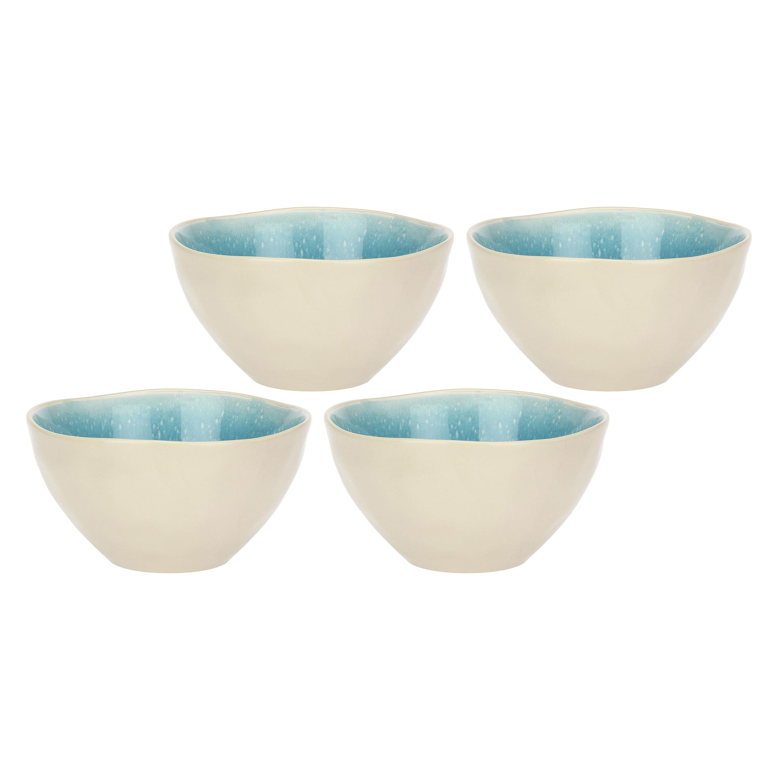 Set da 4, Ciotole, Fuse - Gres, 15 cm