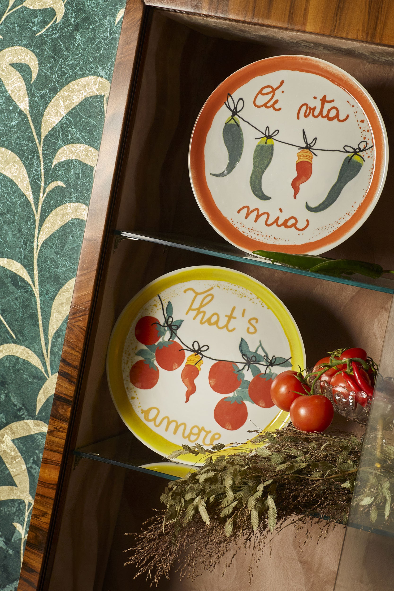 Set da 4, Piatto Pizza That's Amore, Aumm - Porcellana, 31 cm