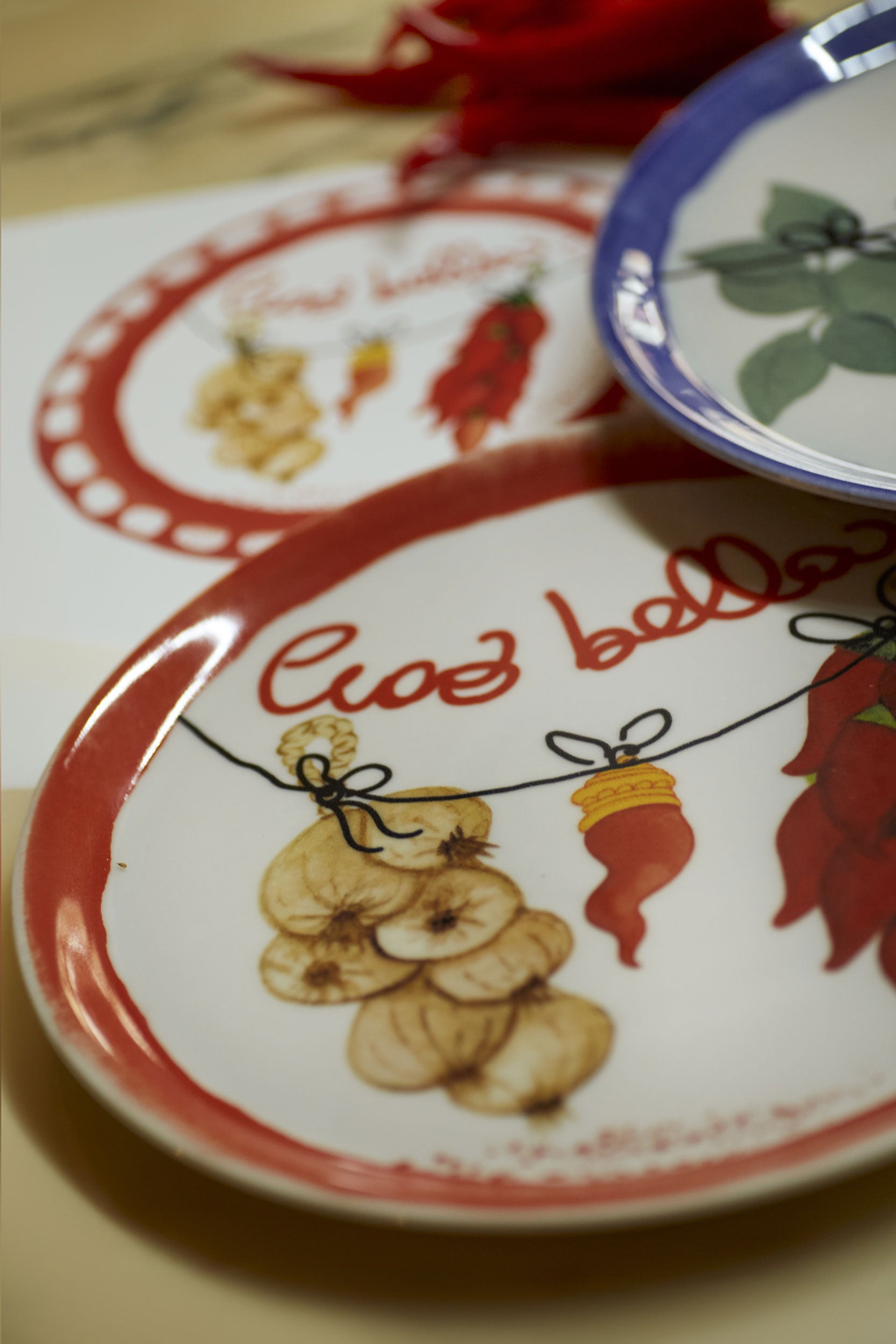 Set da 4, Piatto Pizza Ciao Bella, Aumm - Porcellana, 31 cm