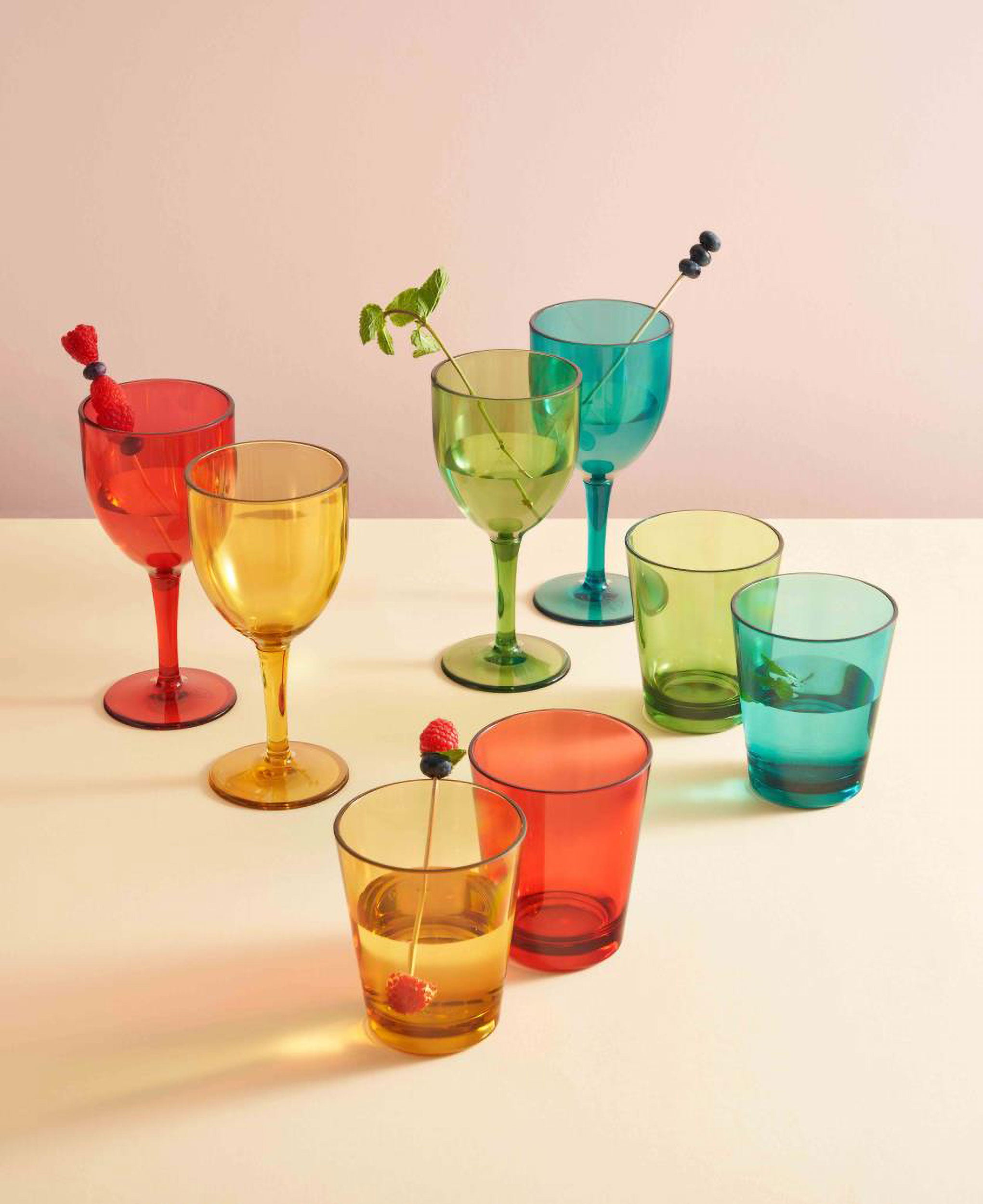 Set da 6, Bicchiere Acqua, Fiaba - Metacrilato, 440 cc