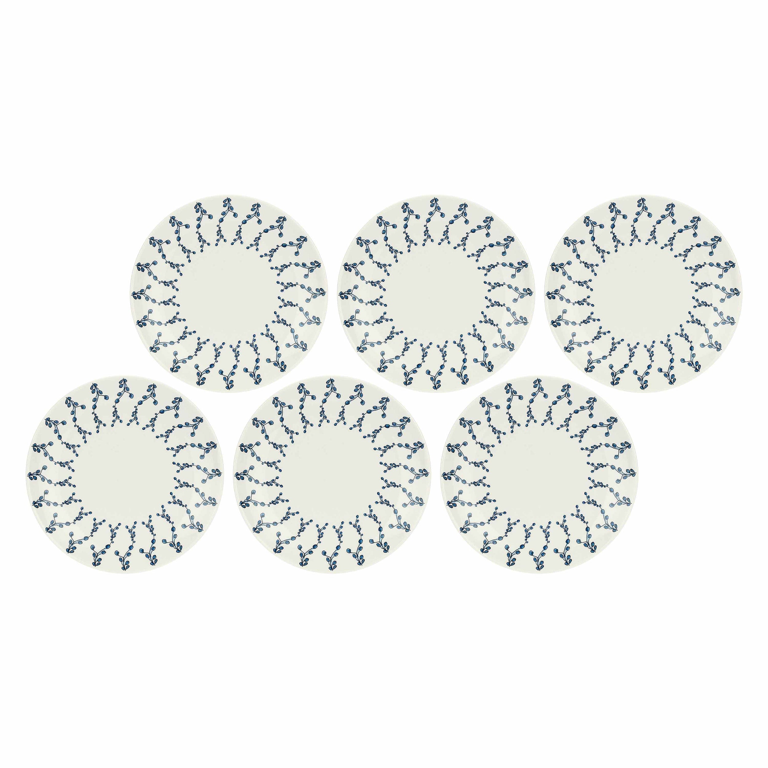Set da 6, Piatto Piano, Oniria - Porcellana, 27 cm