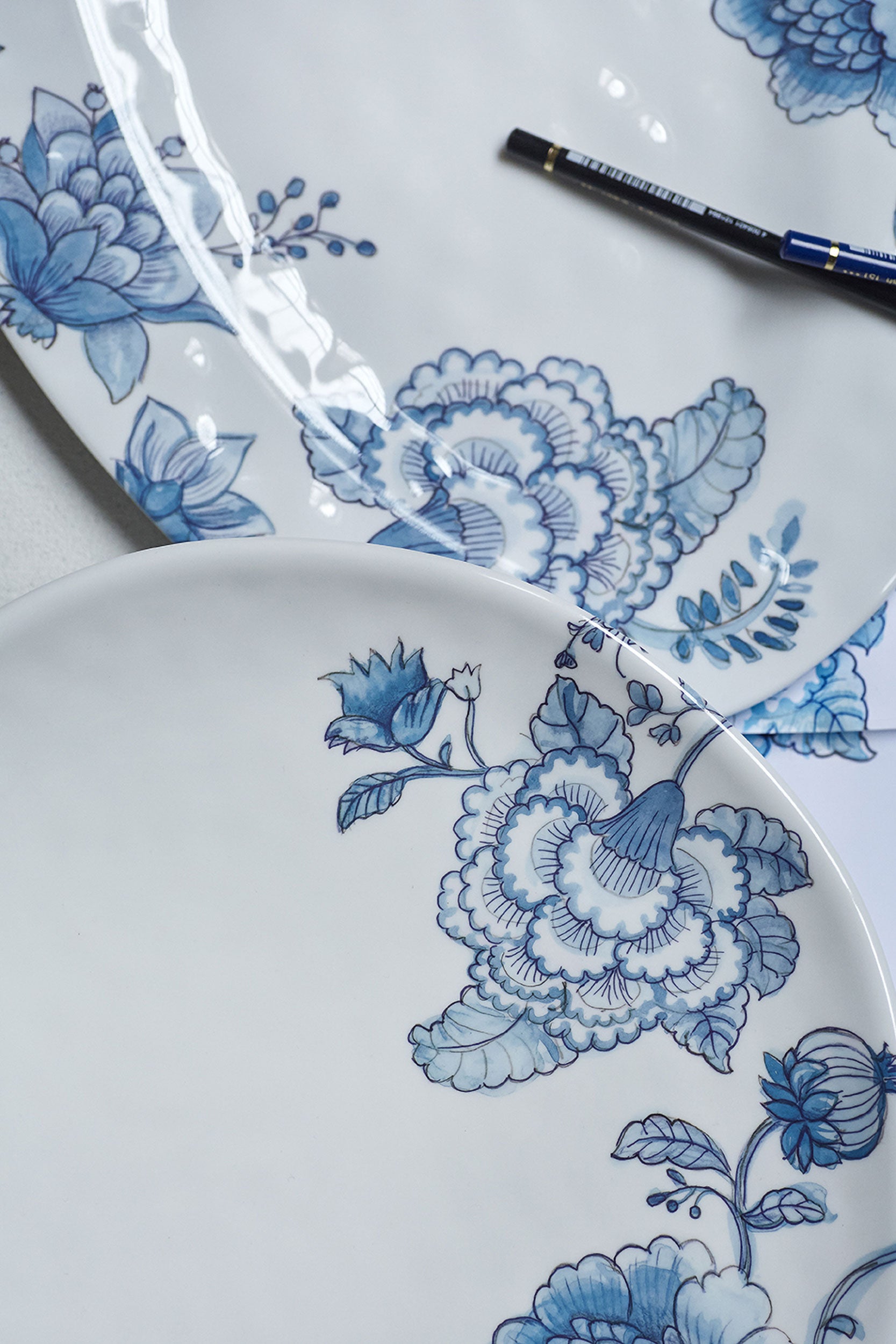 Set da 6, Piatto Fondo, Oniria - Porcellana, 20x6,5 cm