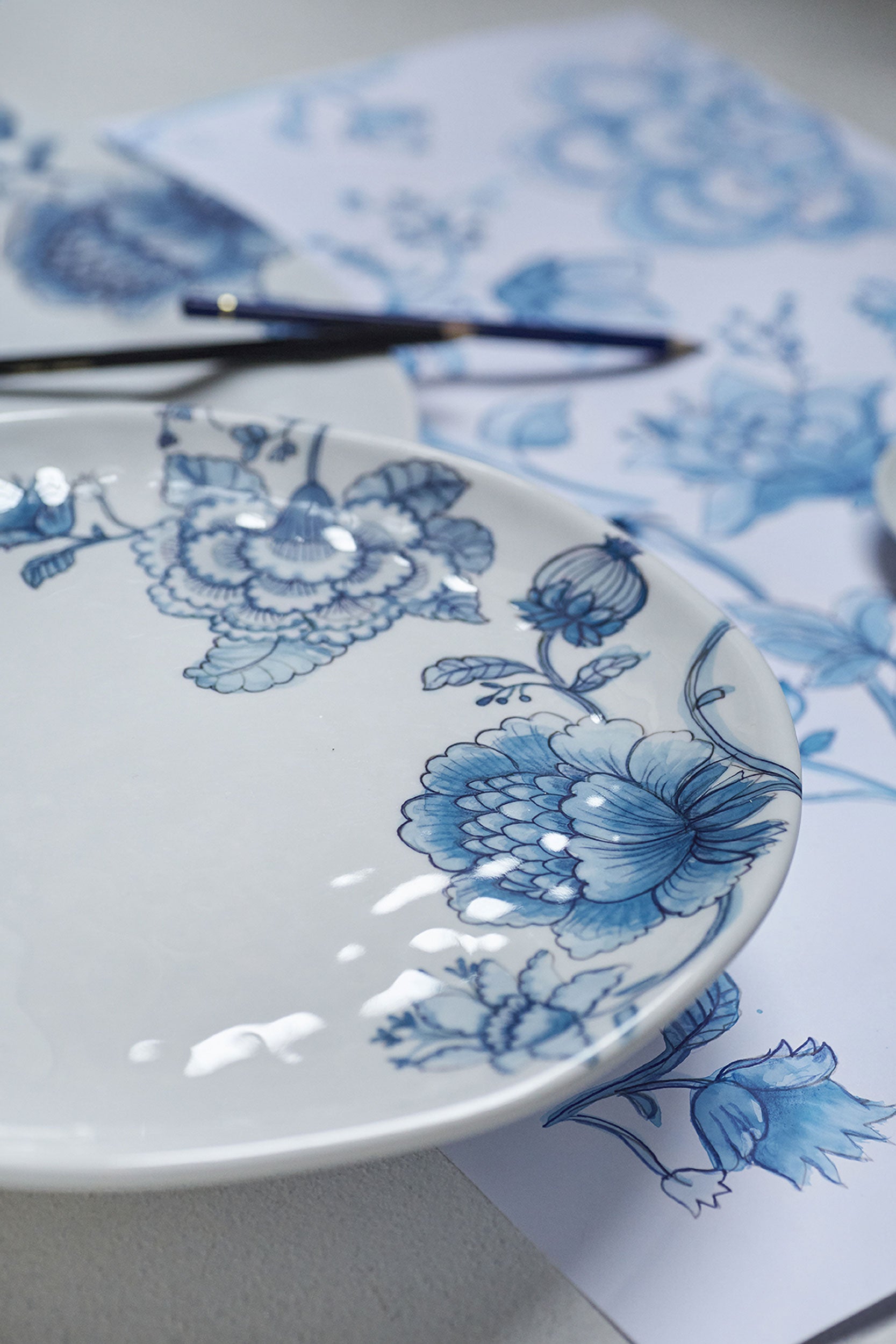 Set da 2, Piatto Tondo, Oniria - Melamina, 30 cm