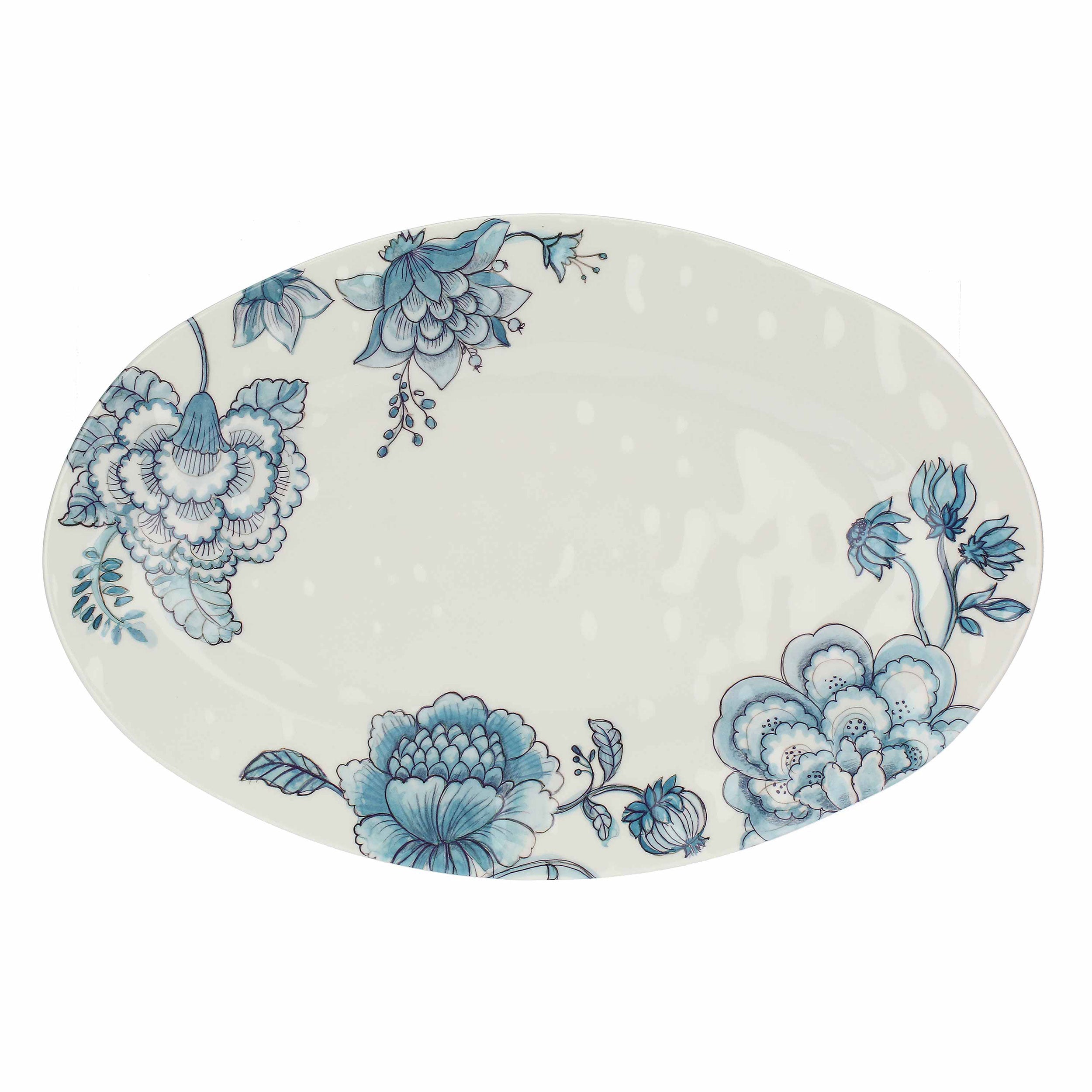 Set da 2, Vassoio Ovale, Oniria - Melamina, 45x30 cm