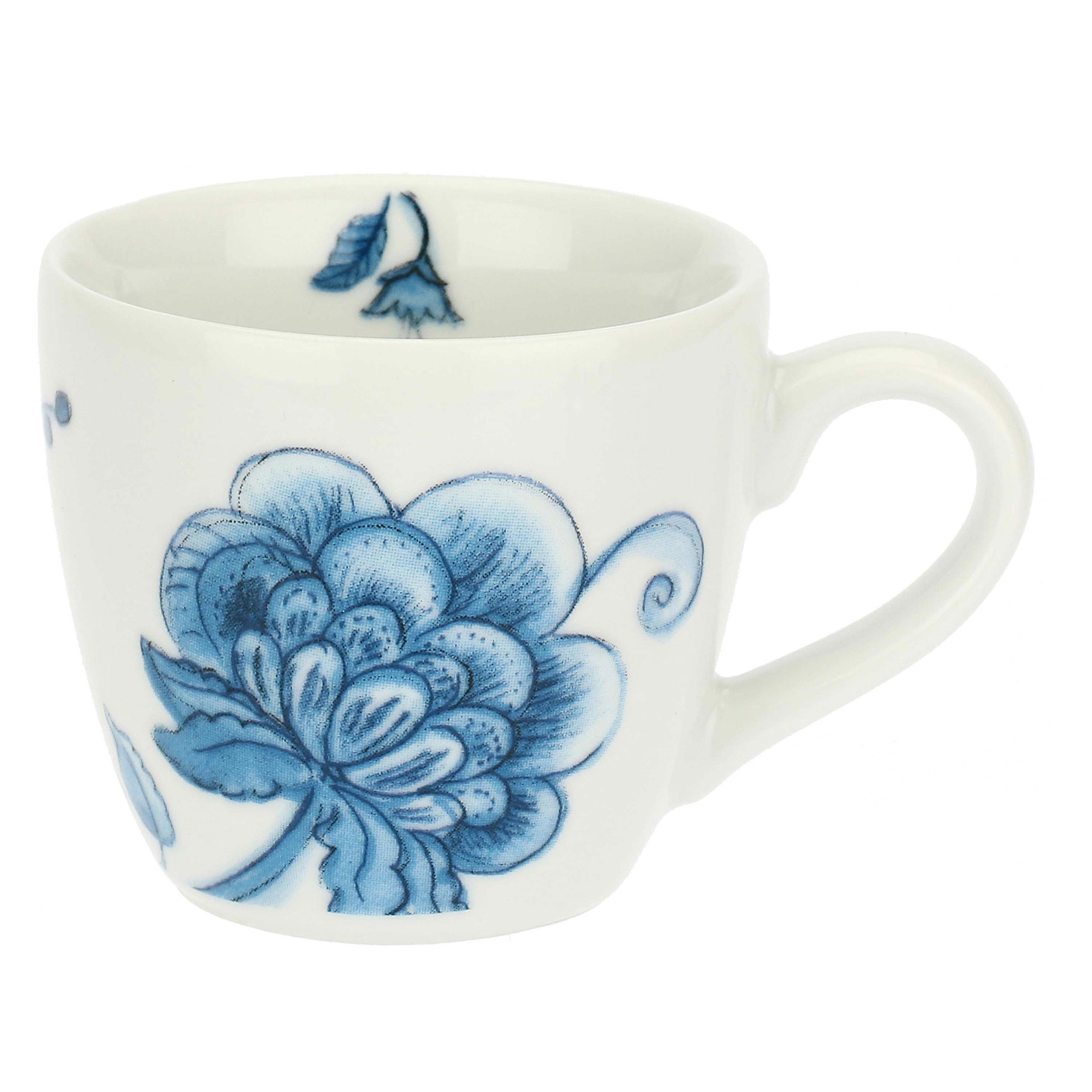 Set da 6, Tazza Caffe con piattino, Oniria - Porcellana, 90 cc