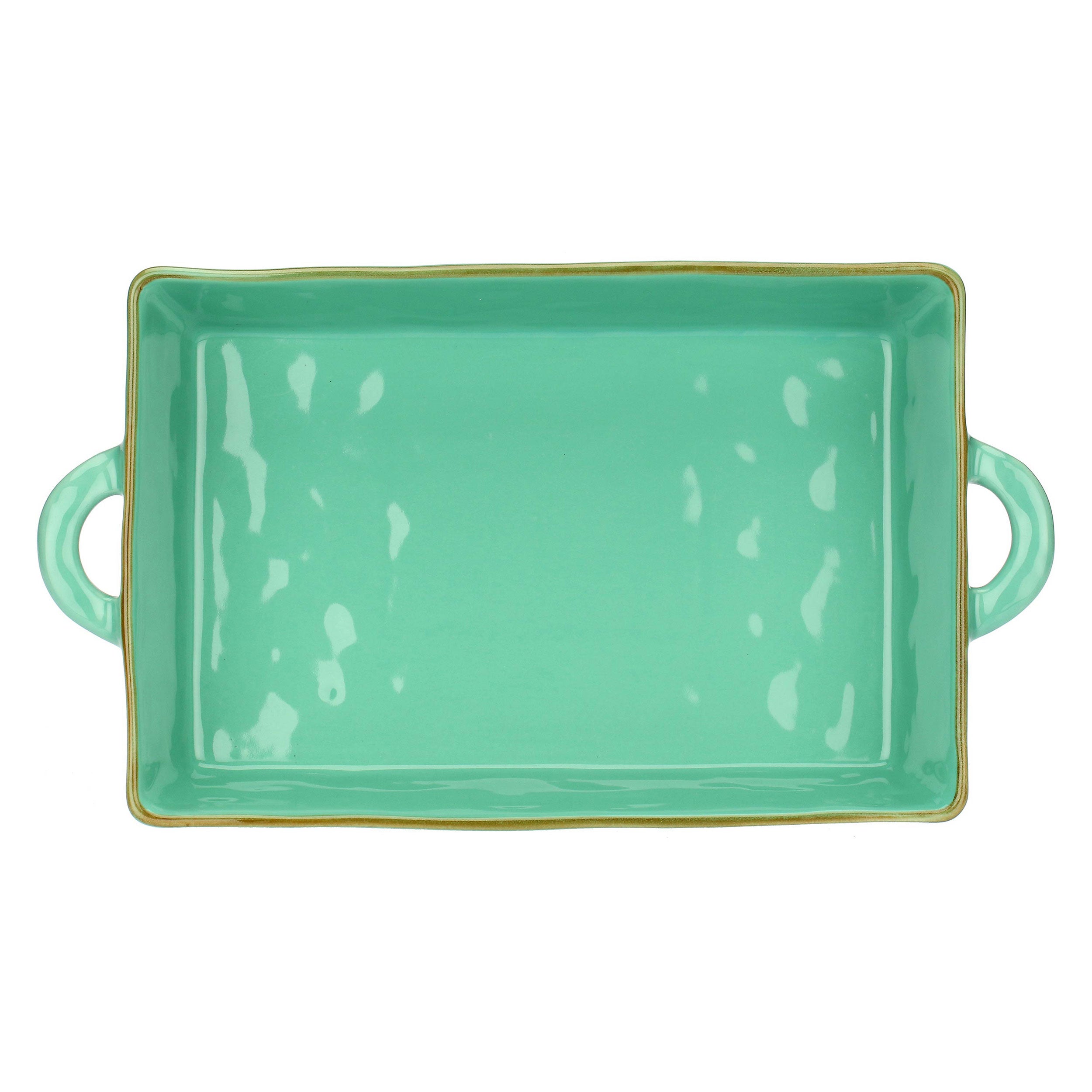 Verde Acqua Teglia, Concerto - Gres, 38x22xH7,5
