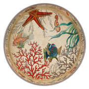 Vassoio Tondo Outdoor, Sea Life - Melamina, 35cm