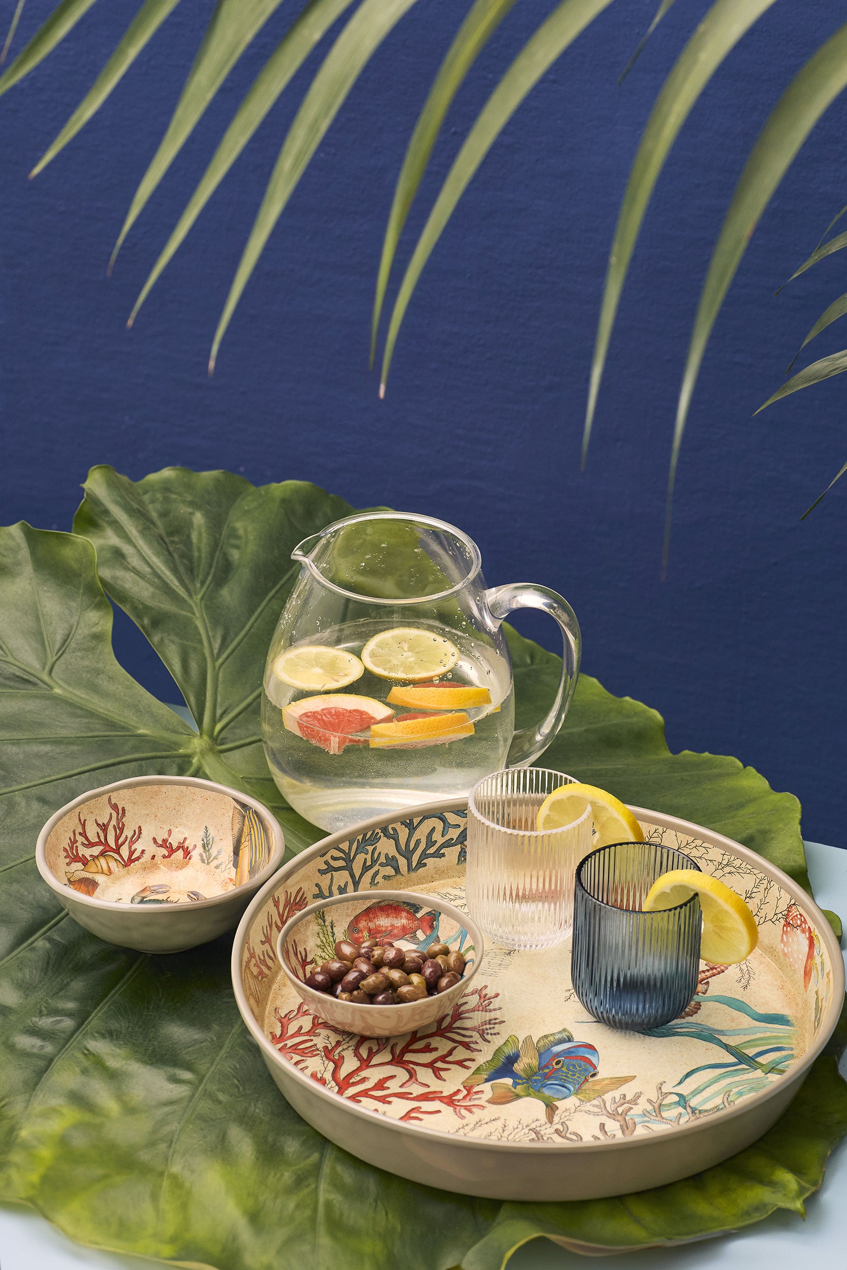Vassoio Sushi, Sea Life - Melamina, 17cm