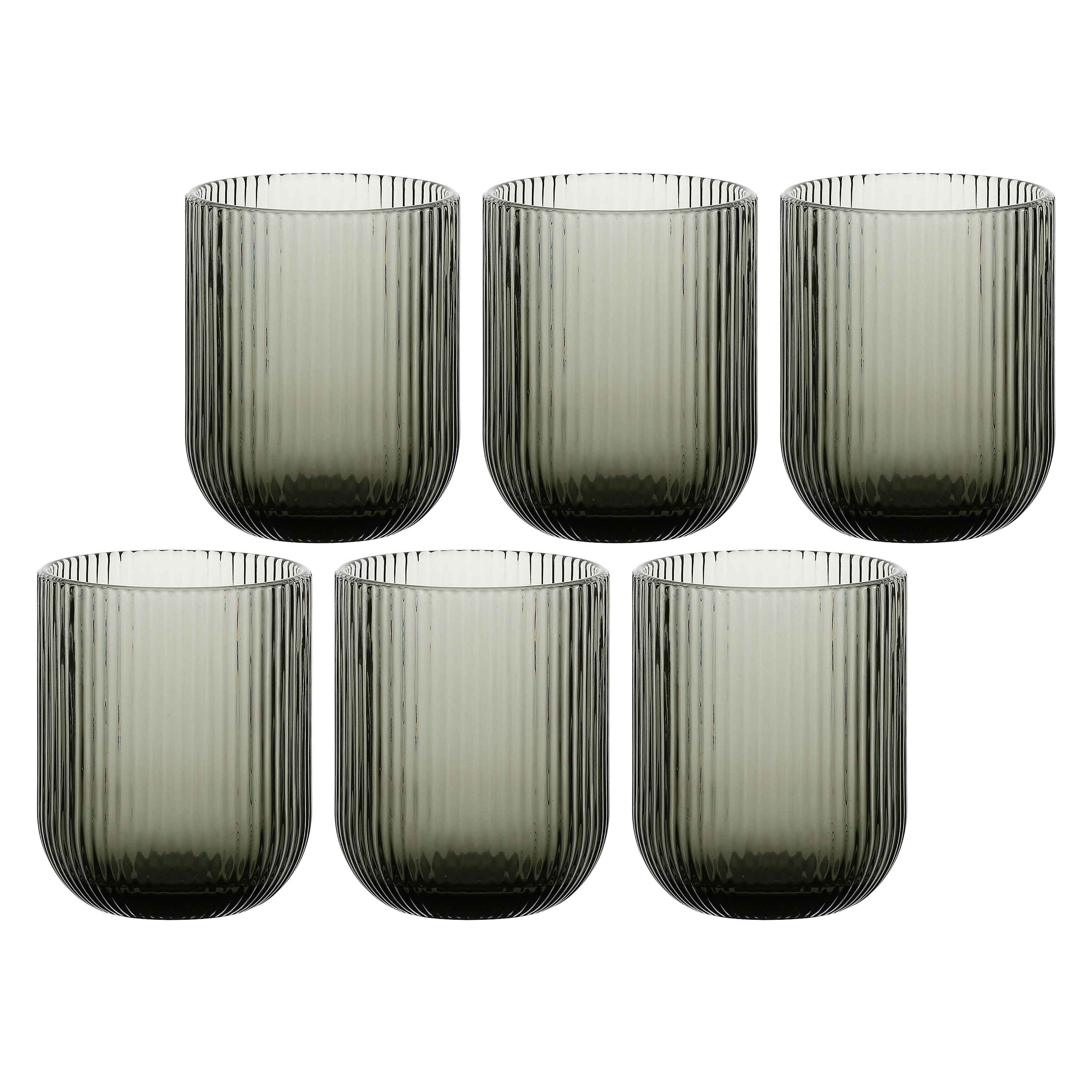 Set da 6, Bicchieri, Twisty - Vetro