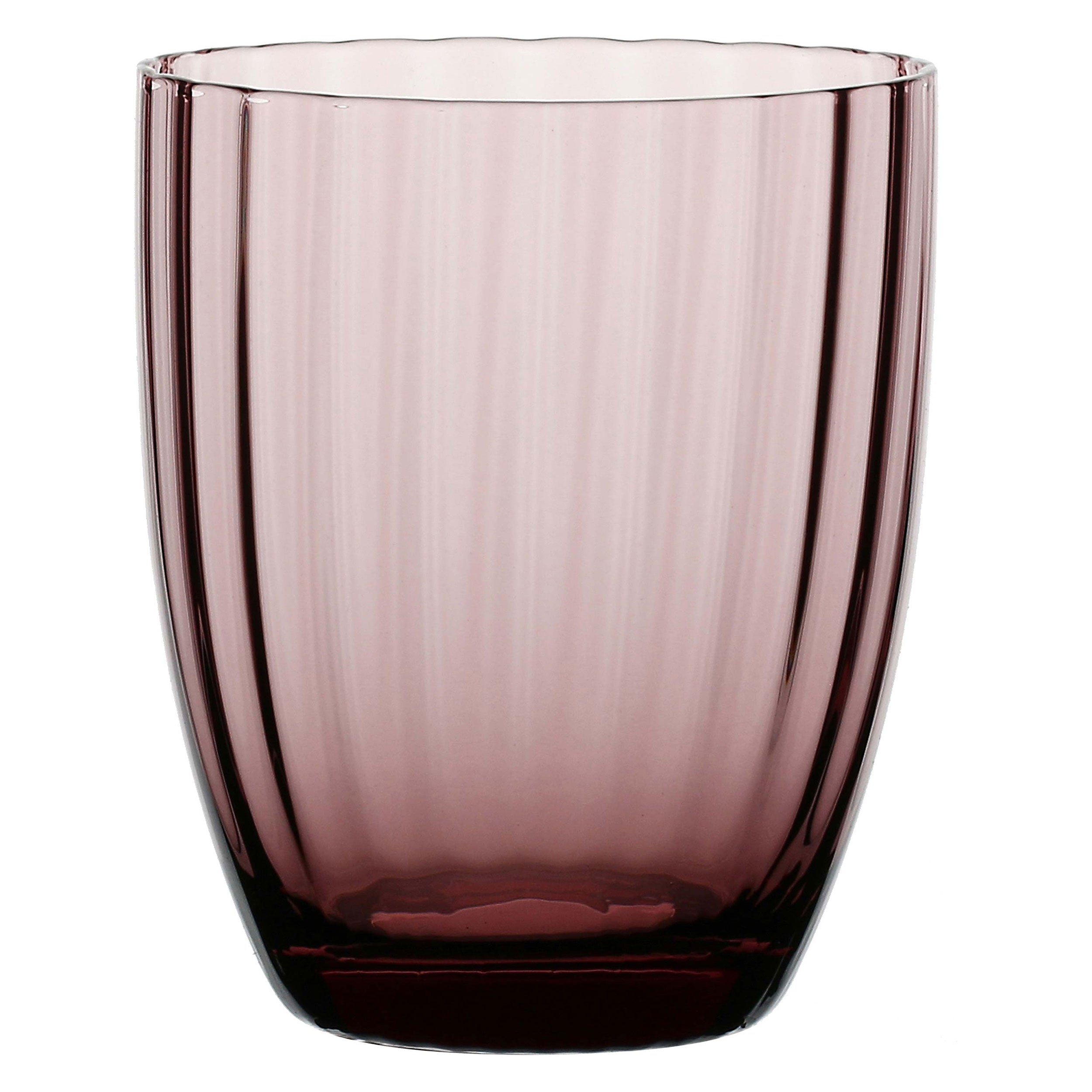 Set da 6, Bicchiere Rosa, Prismia - Vetro, 310 ml