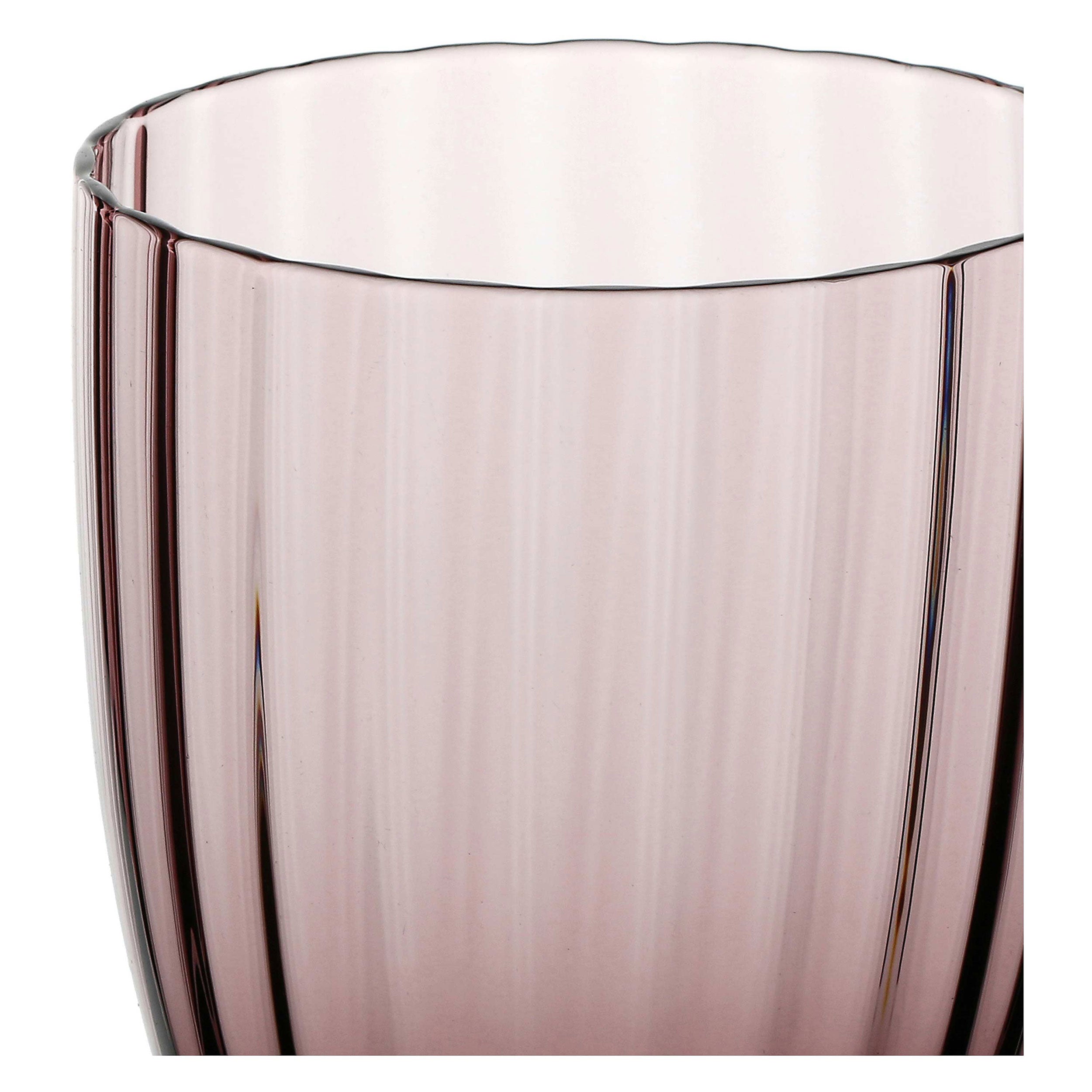 Set da 6, Bicchiere Rosa, Prismia - Vetro, 310 ml