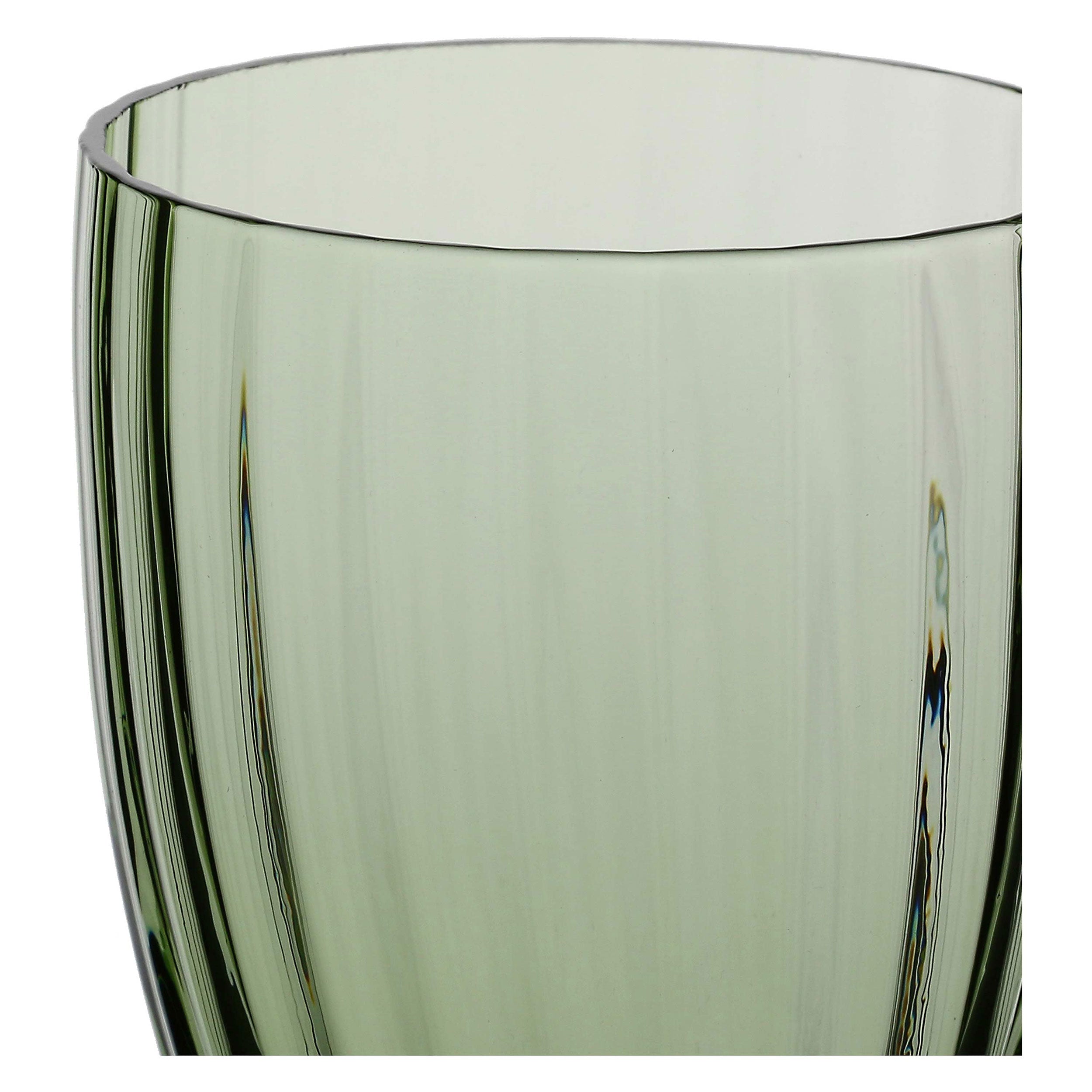 Set da 6, Bicchiere Verde, Prismia - Vetro, 310 ml