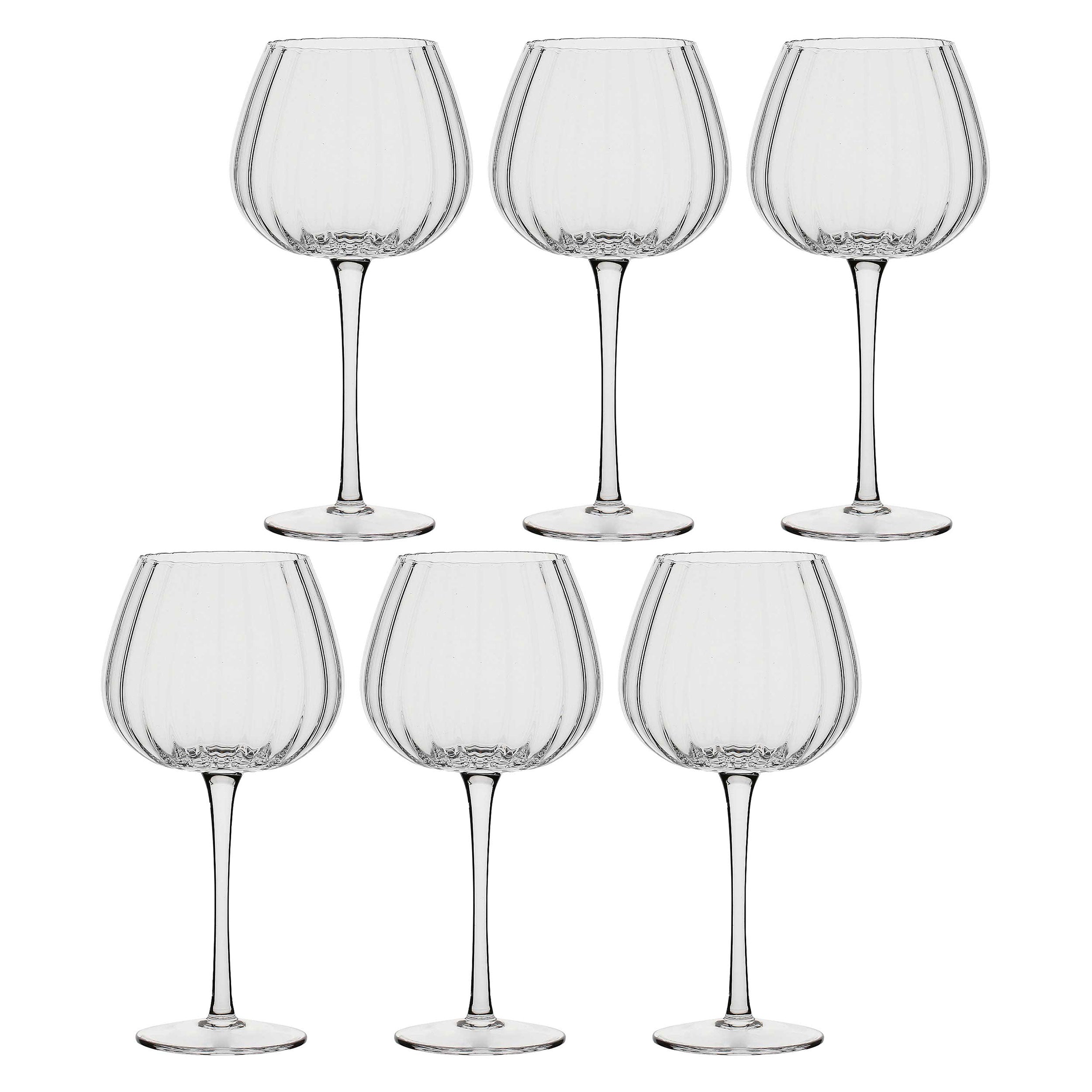 Set da 6, Calici, Prismia - Vetro, 460 ml