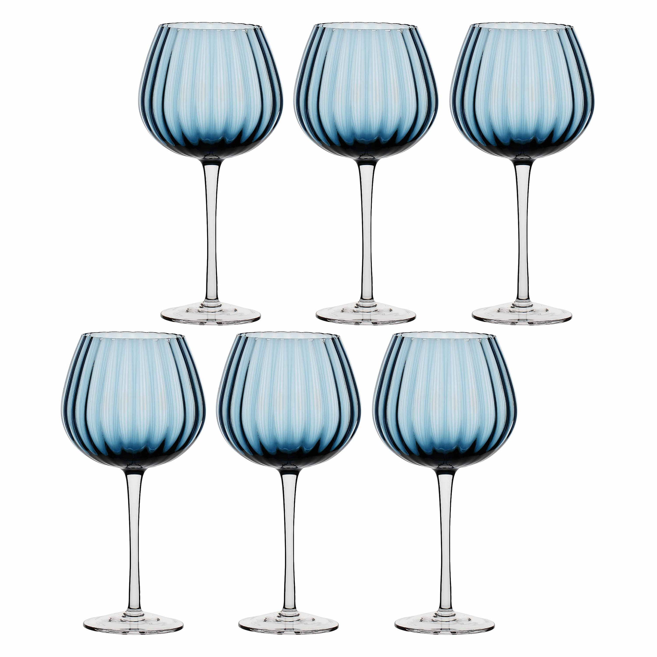 Set da 6, Calici, Prismia - Vetro, 460 ml