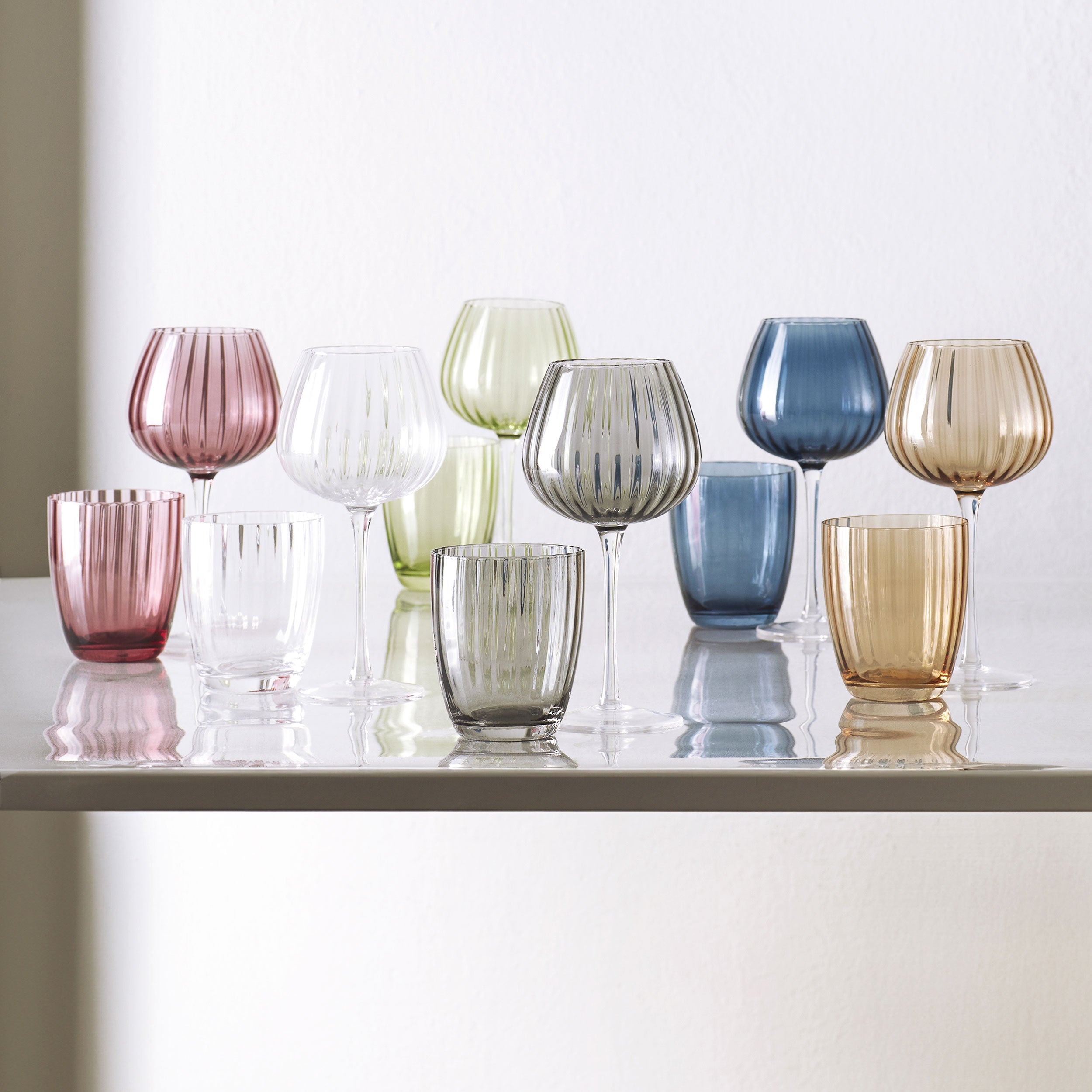 Set da 6, Calici, Prismia - Vetro, 460 ml
