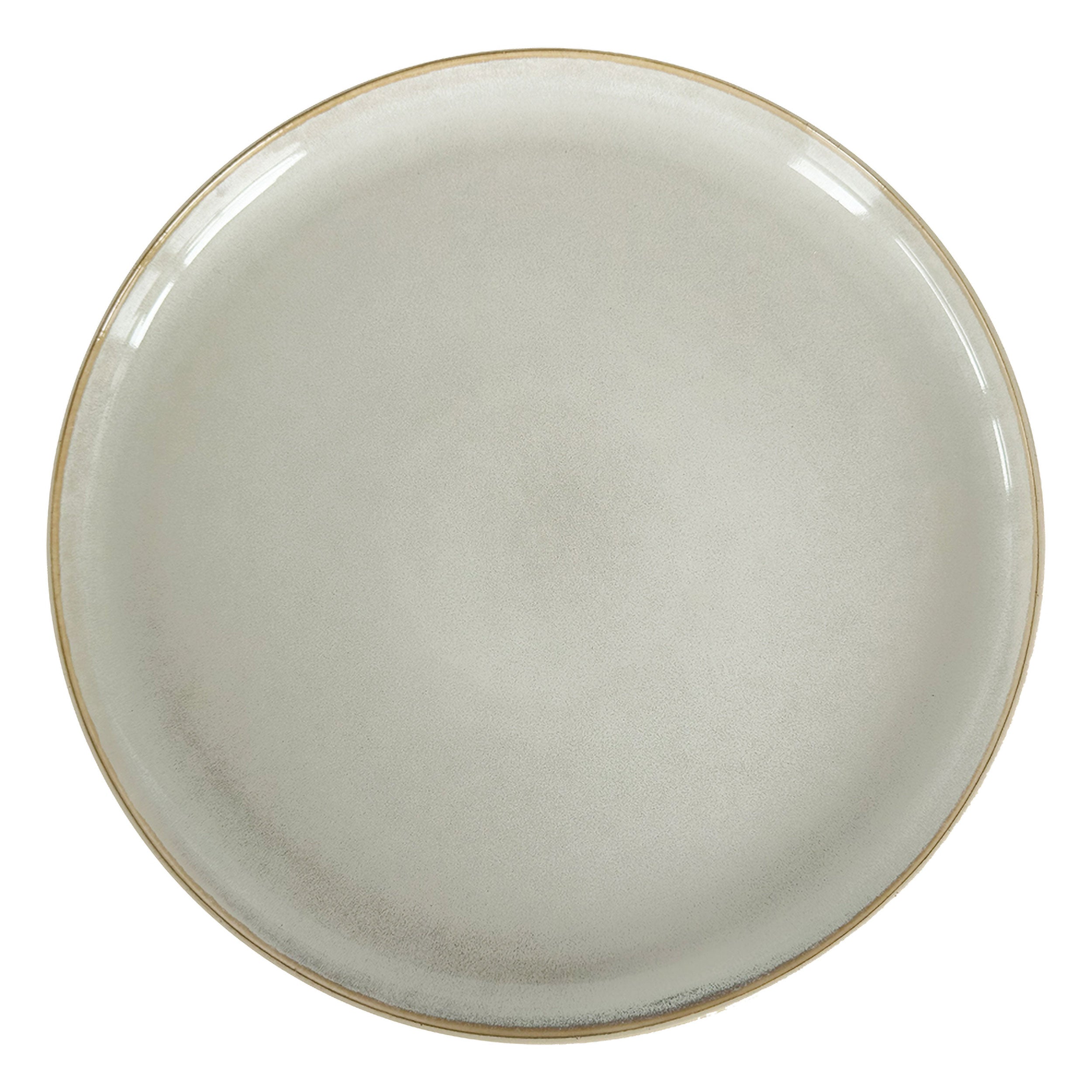 Set da 2, Avorio Piatto Tondo, Arpeggio - Stoneware, 29 cm