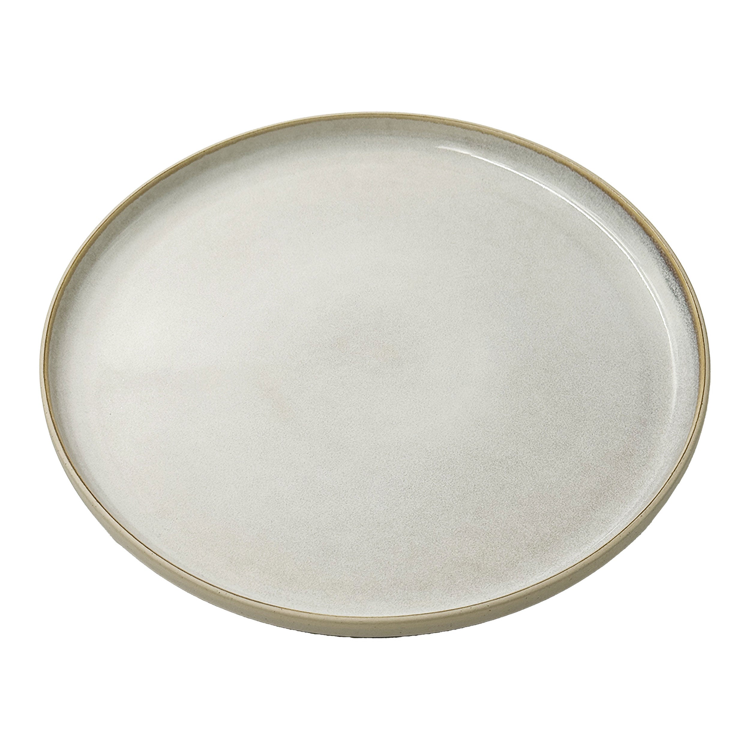 Set da 2, Avorio Piatto Tondo, Arpeggio - Stoneware, 29 cm