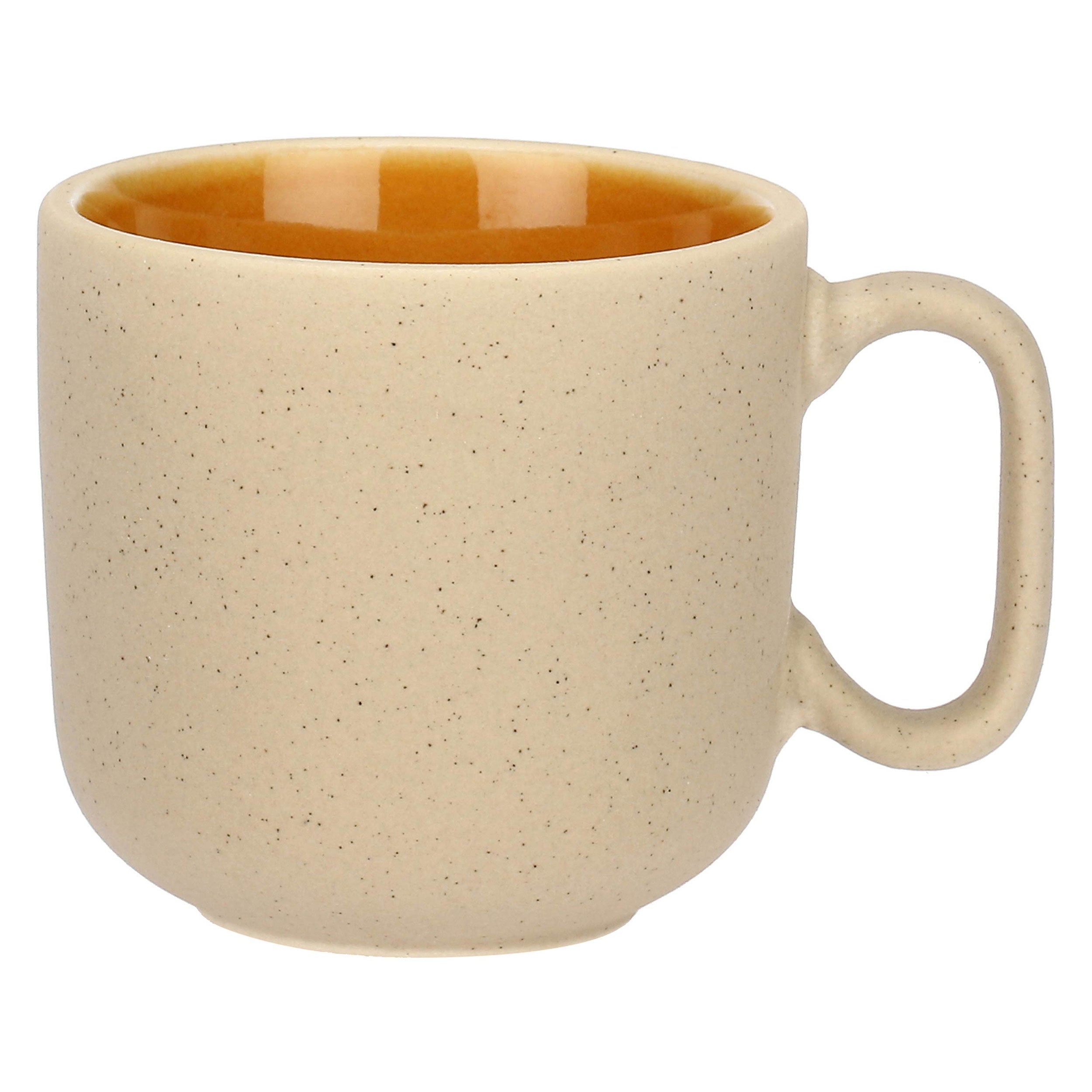 Set da 6, Tazze Caffè con Piattino Arpeggio - Stoneware