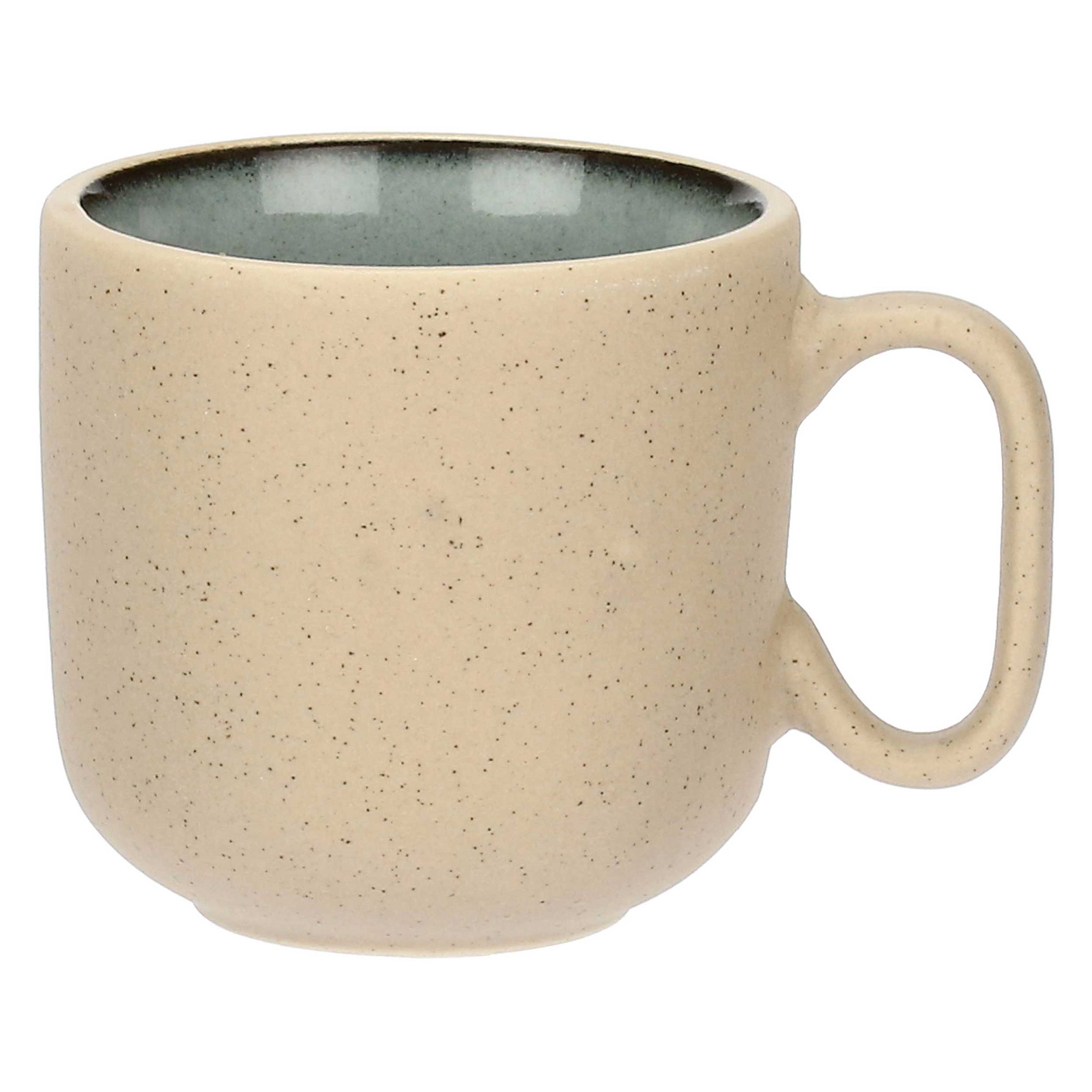 Set da 6, Tazze Caffè con Piattino Arpeggio - Stoneware