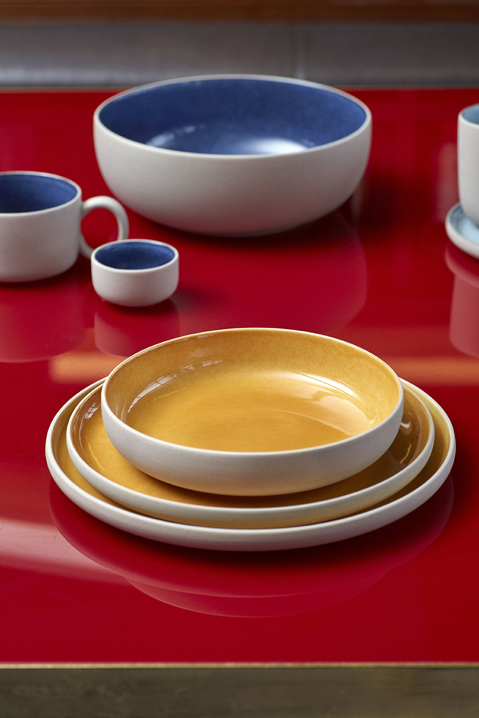 Set da 4, Tazza Colazione, Arpeggio - Stoneware