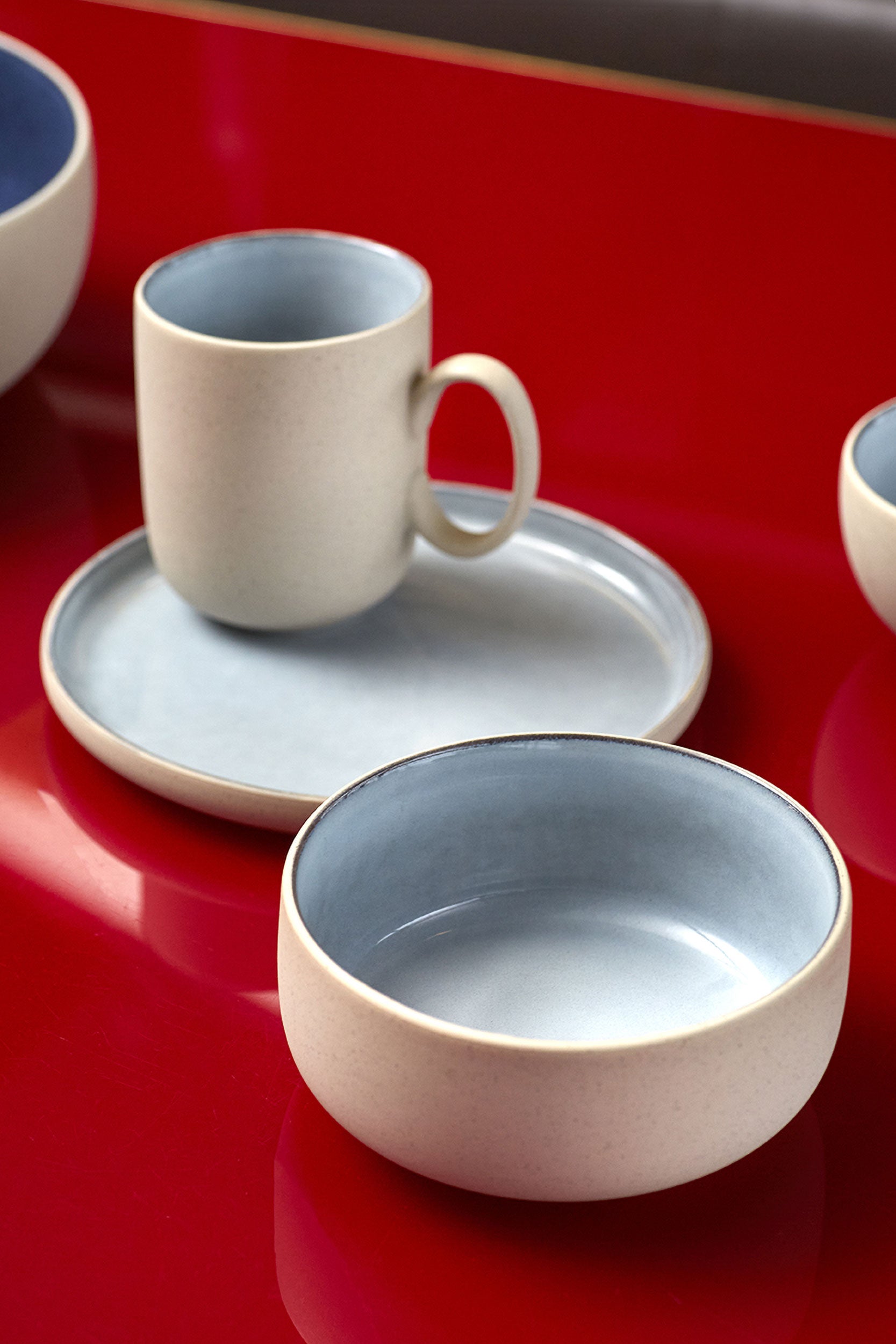 Set da 4, Tazza Colazione, Arpeggio - Stoneware