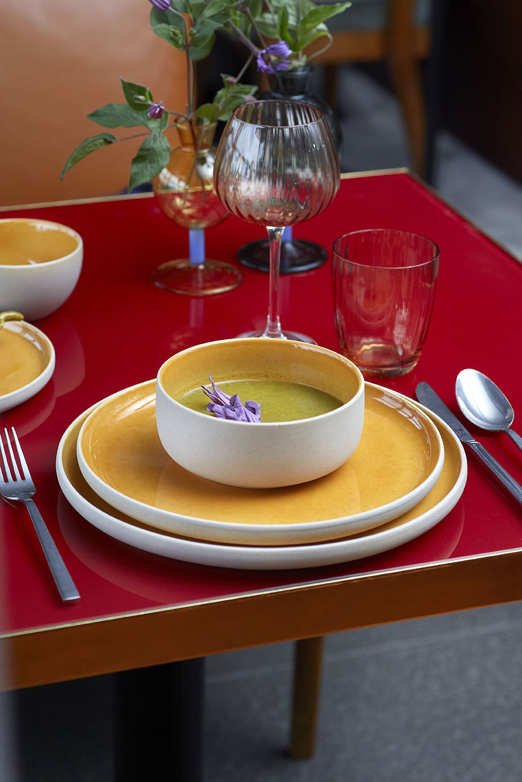 Set da 4, Tazza Colazione, Arpeggio - Stoneware