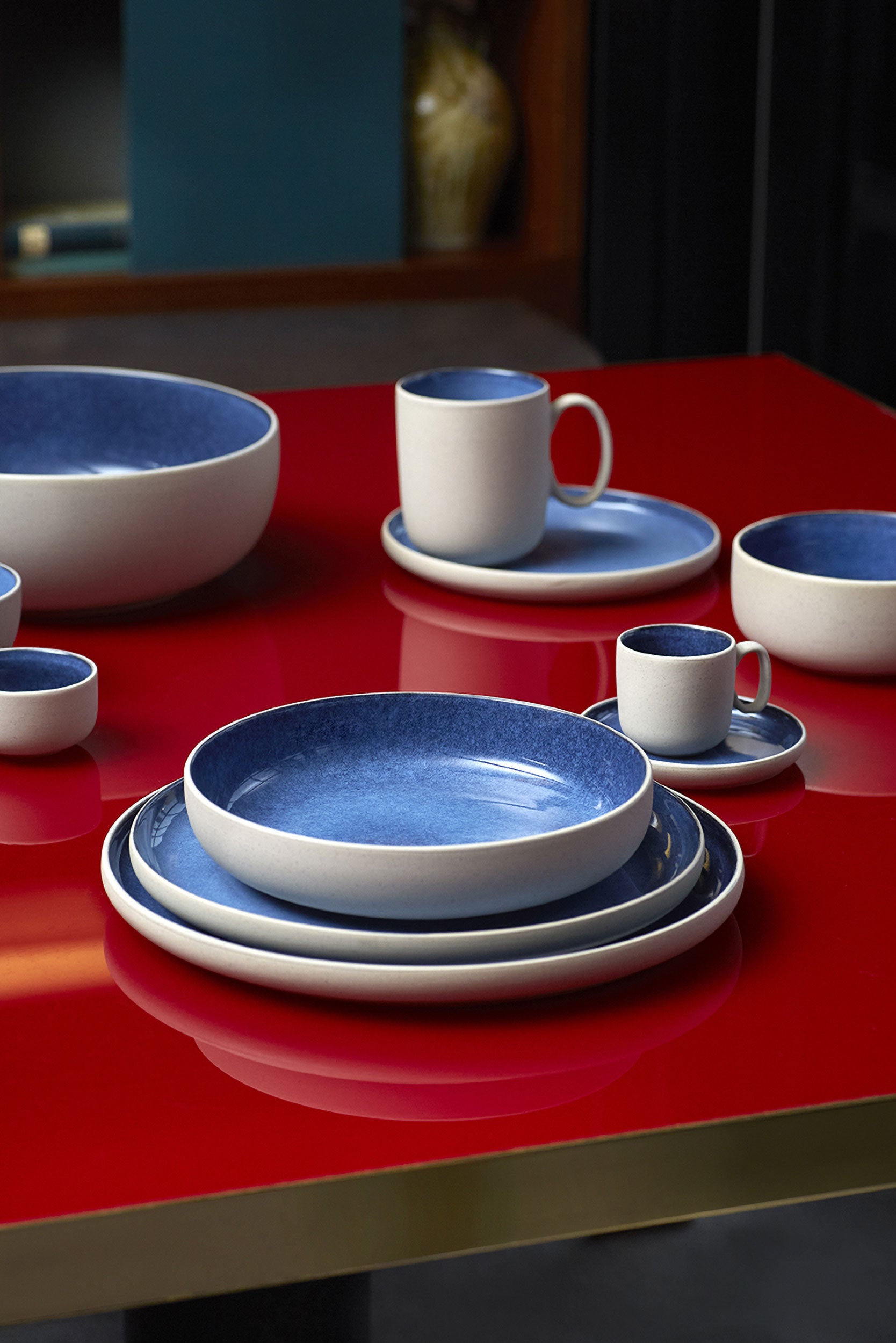 Set da 4, Tazza Colazione, Arpeggio - Stoneware