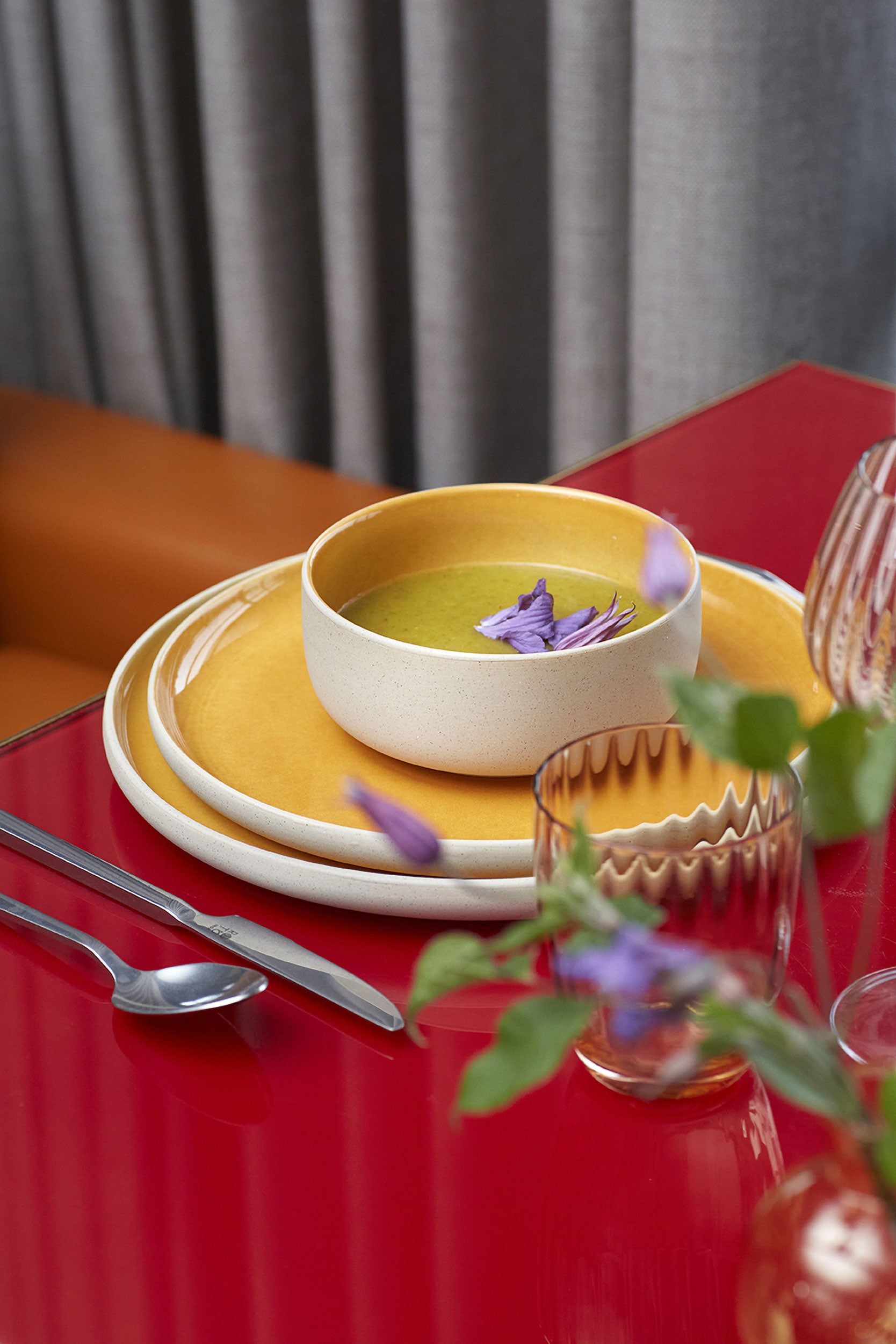 Set da 4, Tazza Colazione, Arpeggio - Stoneware