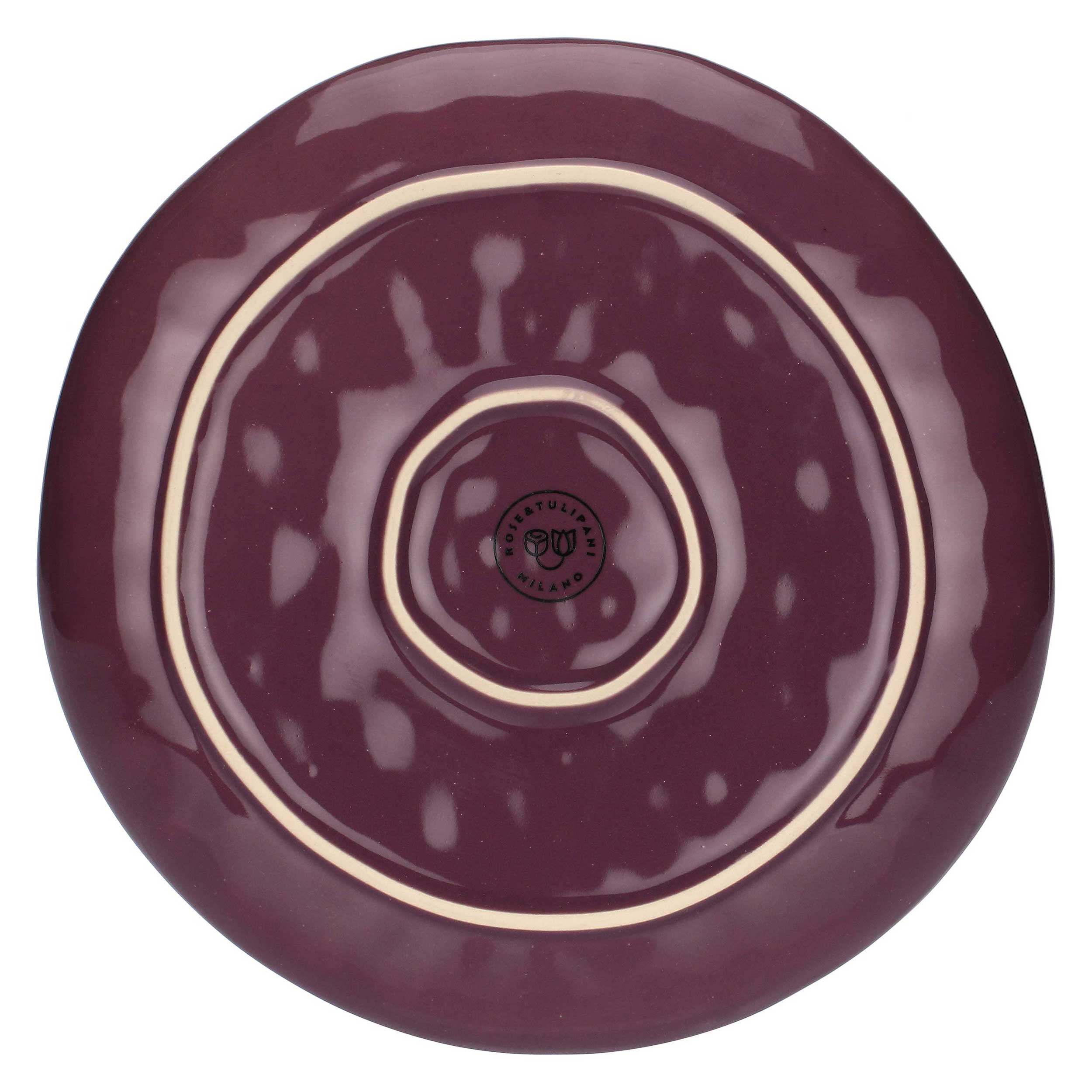Set da 4, Piatto Piano, Concerto - Gres, 27 cm
