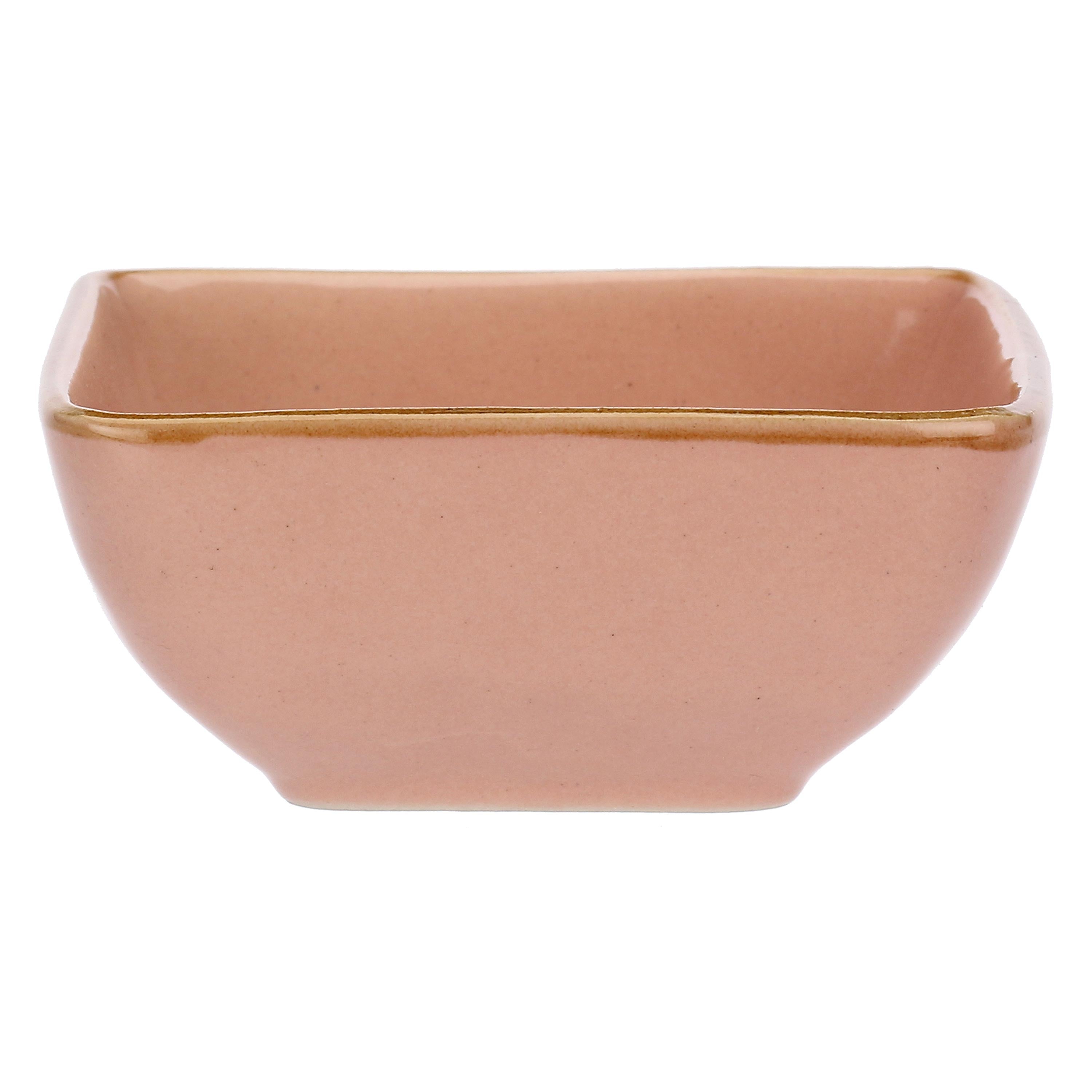 Set da 6, Ciotoline Quadrate, Concerto - Gres, 8x8 cm