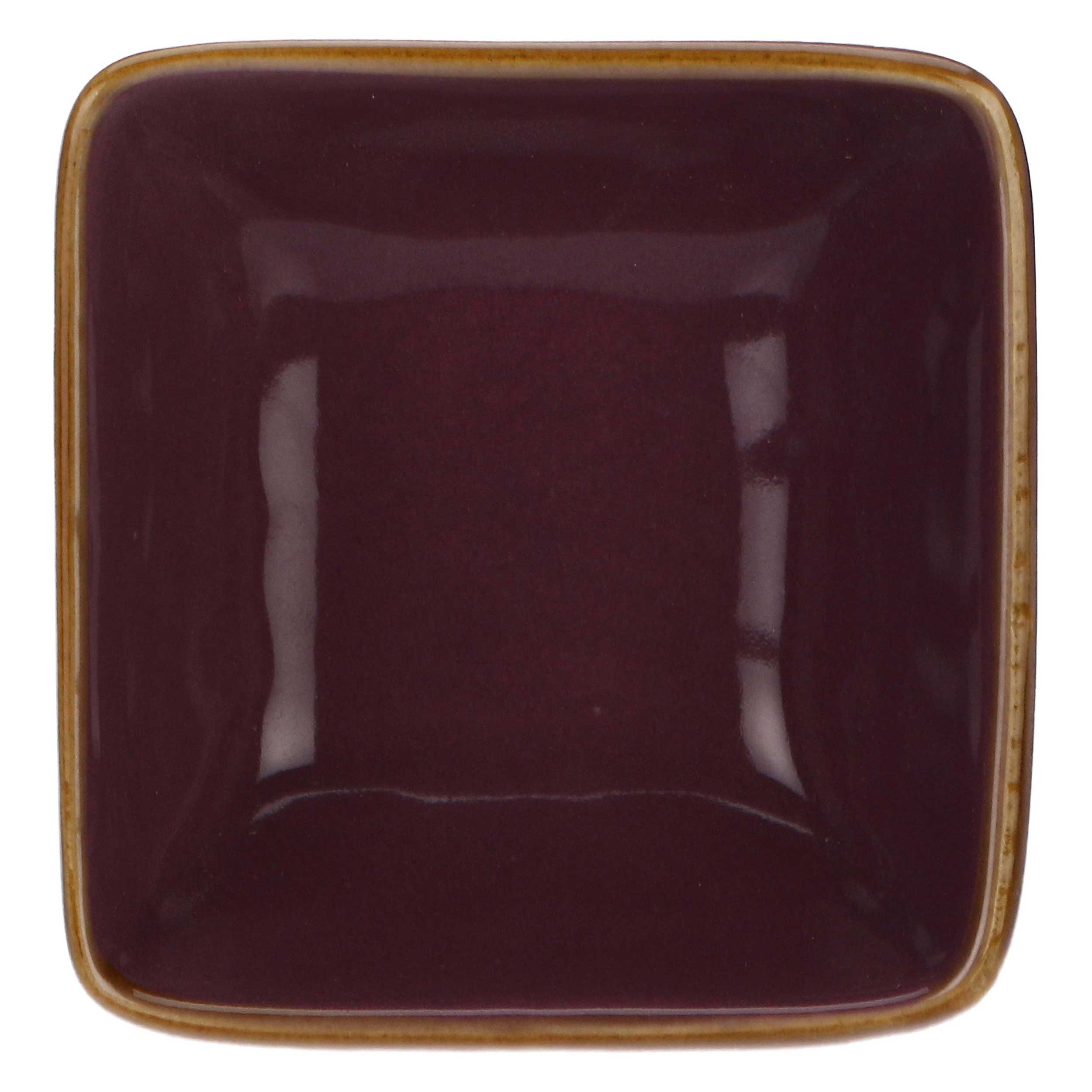 Set da 6, Ciotoline Quadrate, Concerto - Gres, 8x8 cm