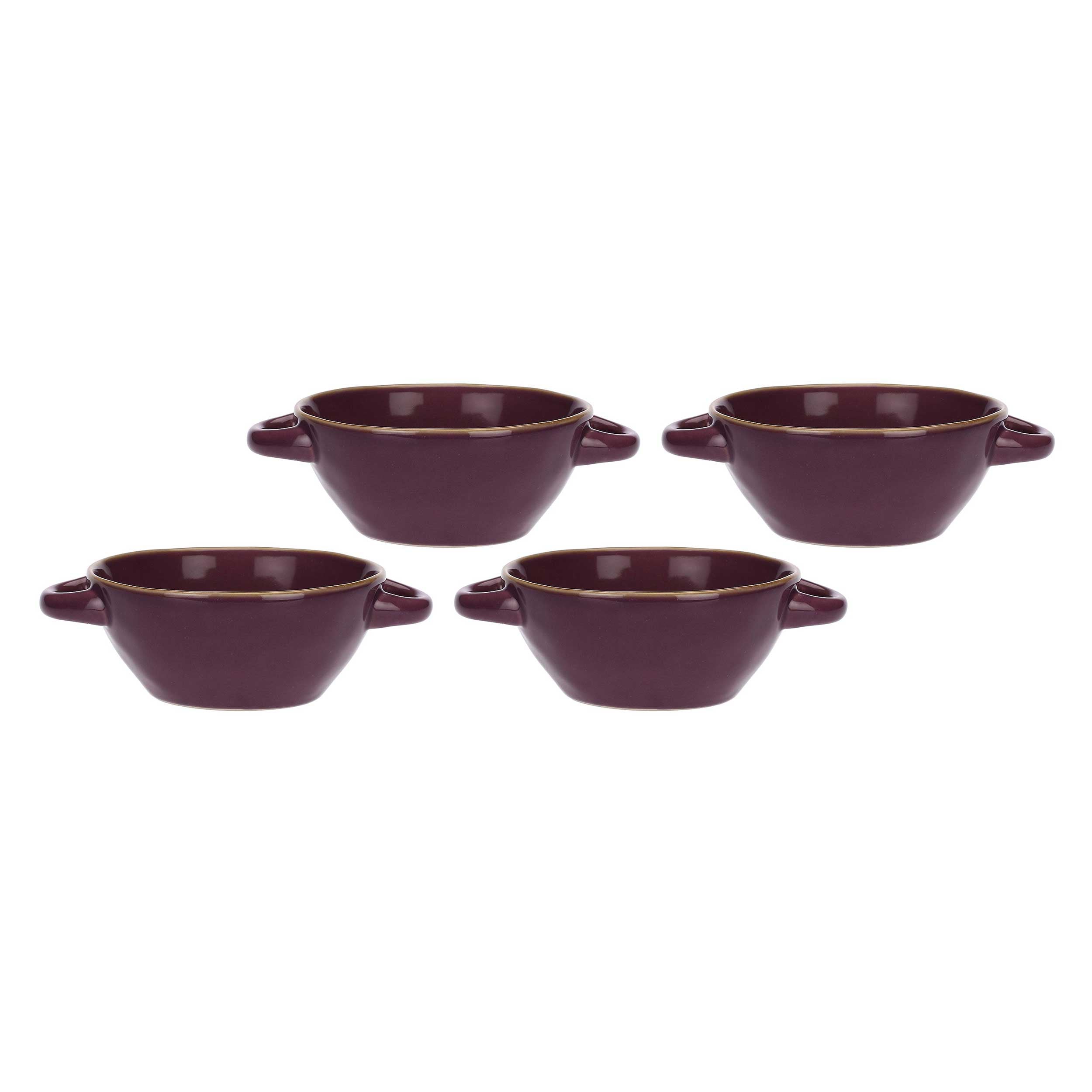 Set da 4, Ciotole Zuppa, Concerto - Gres