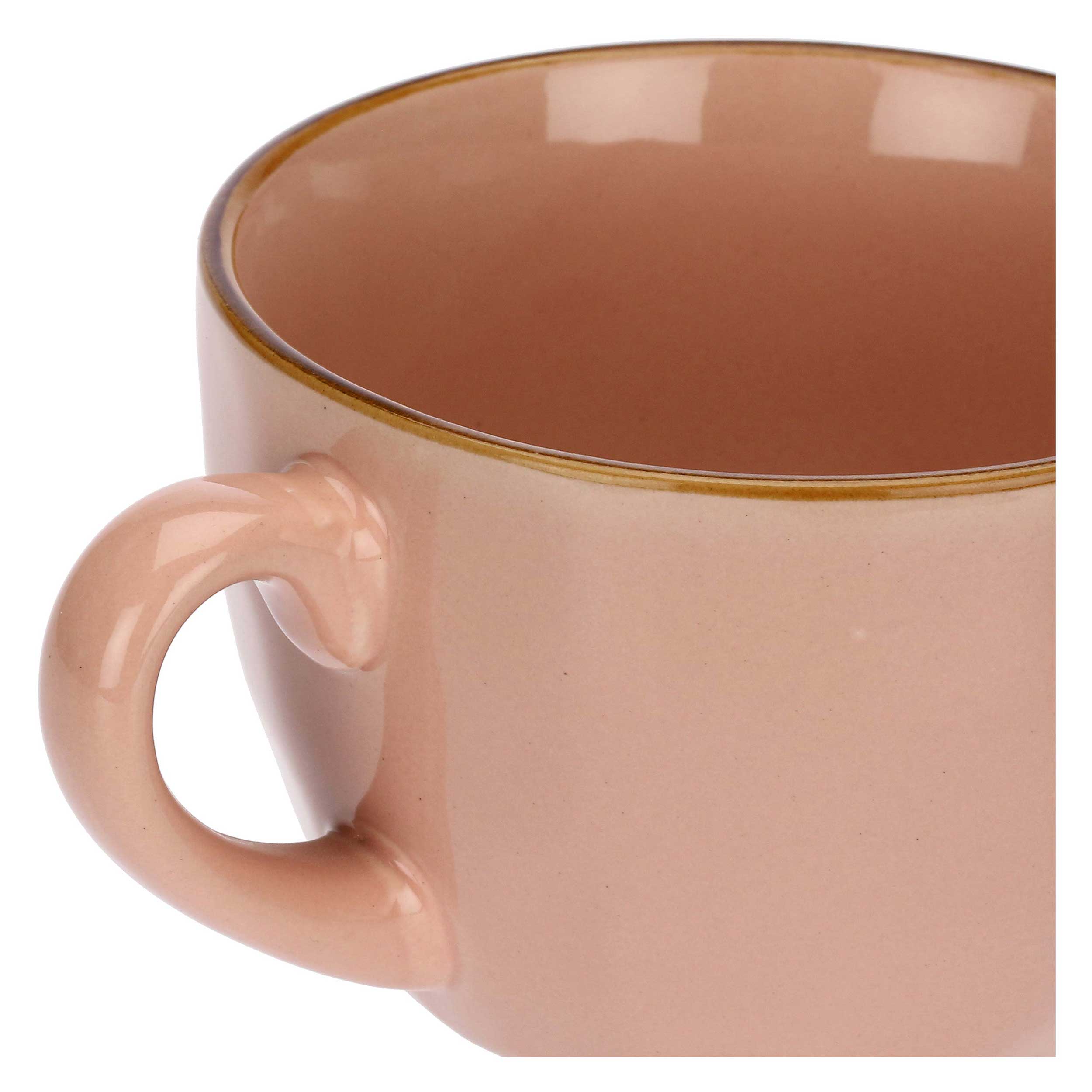 Set da 4, Tazza Colazione, Concerto - Gres, 420 cc