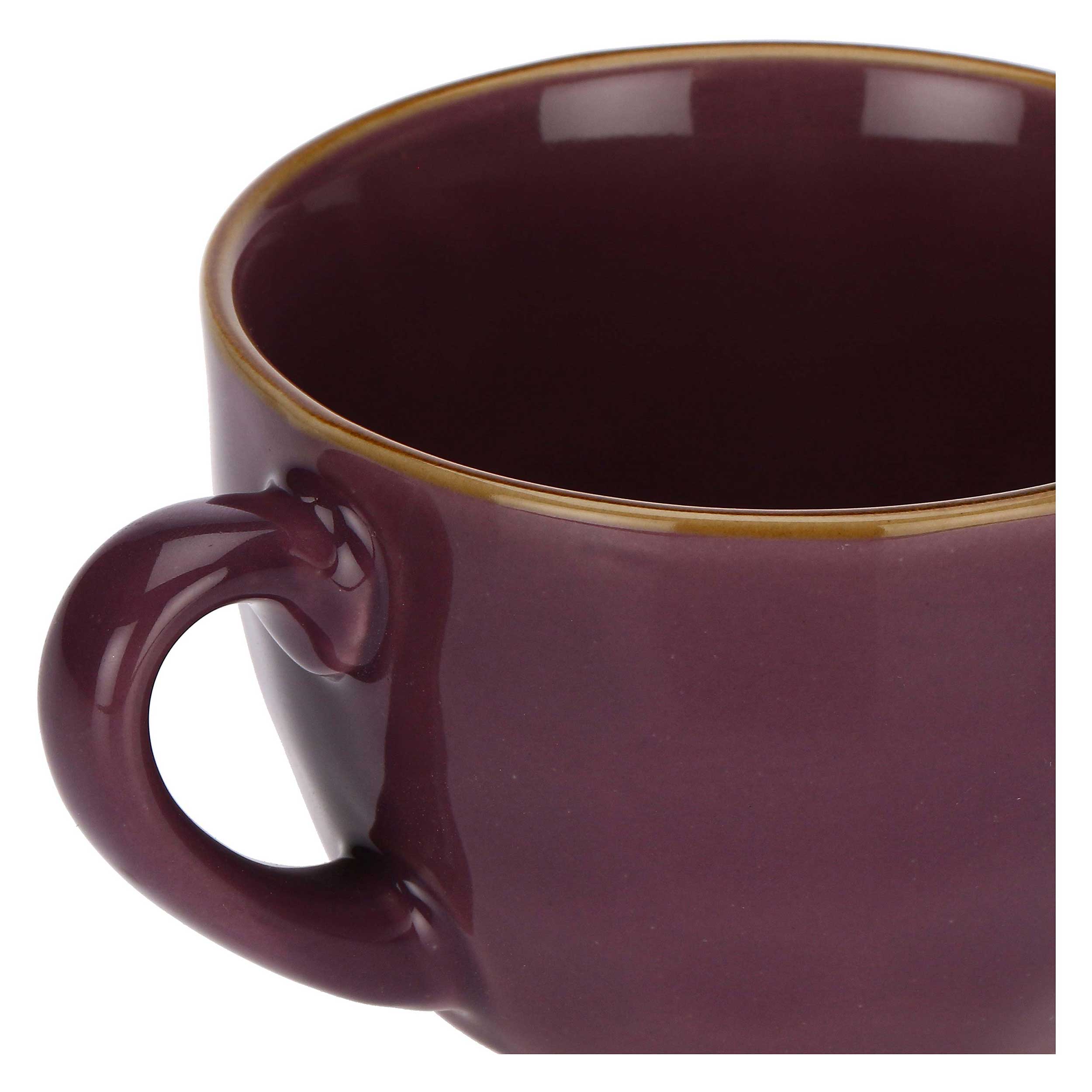 Set da 4, Tazza Colazione, Concerto - Gres, 420 cc