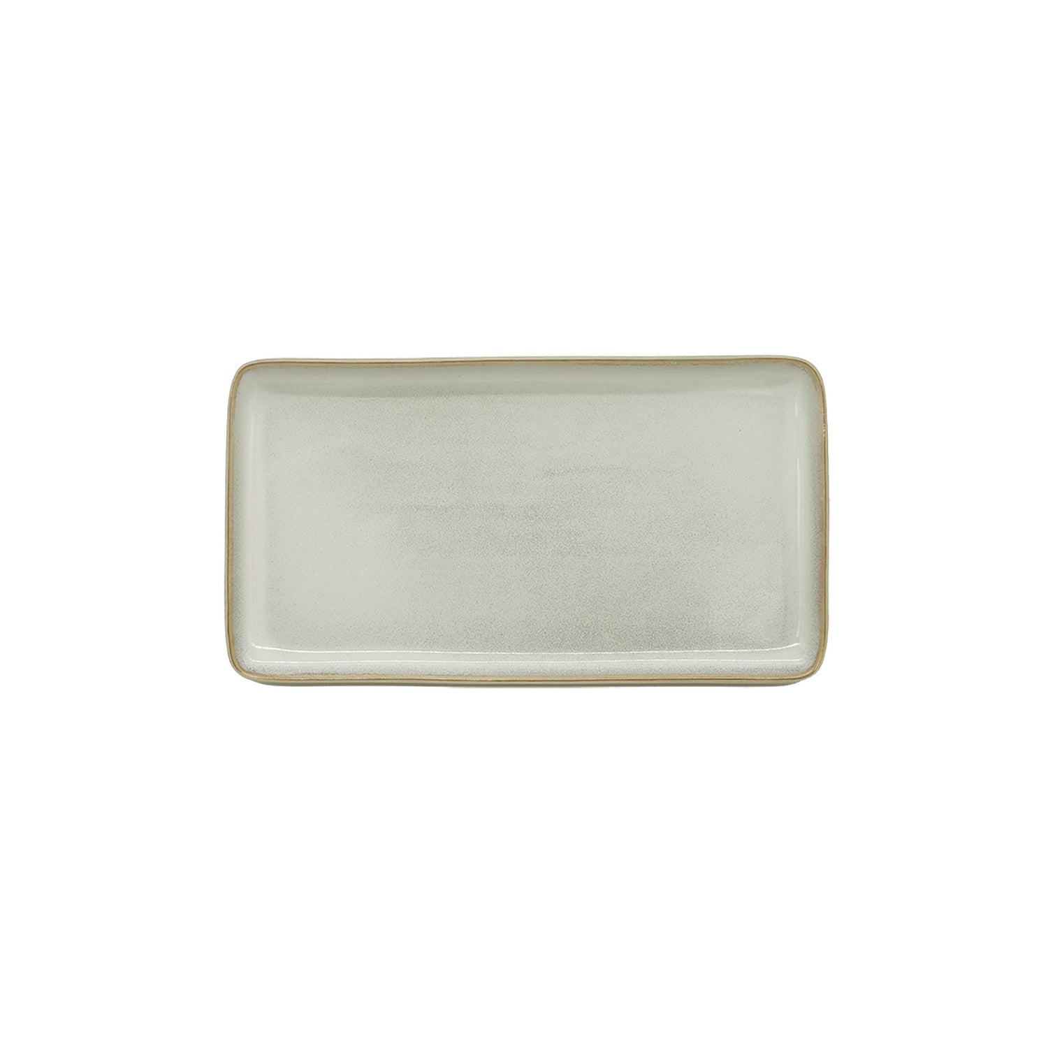 Set da 3, Avorio Vassoio Rettangolare, Arpeggio - Stoneware, 25,5x13,5x2 cm