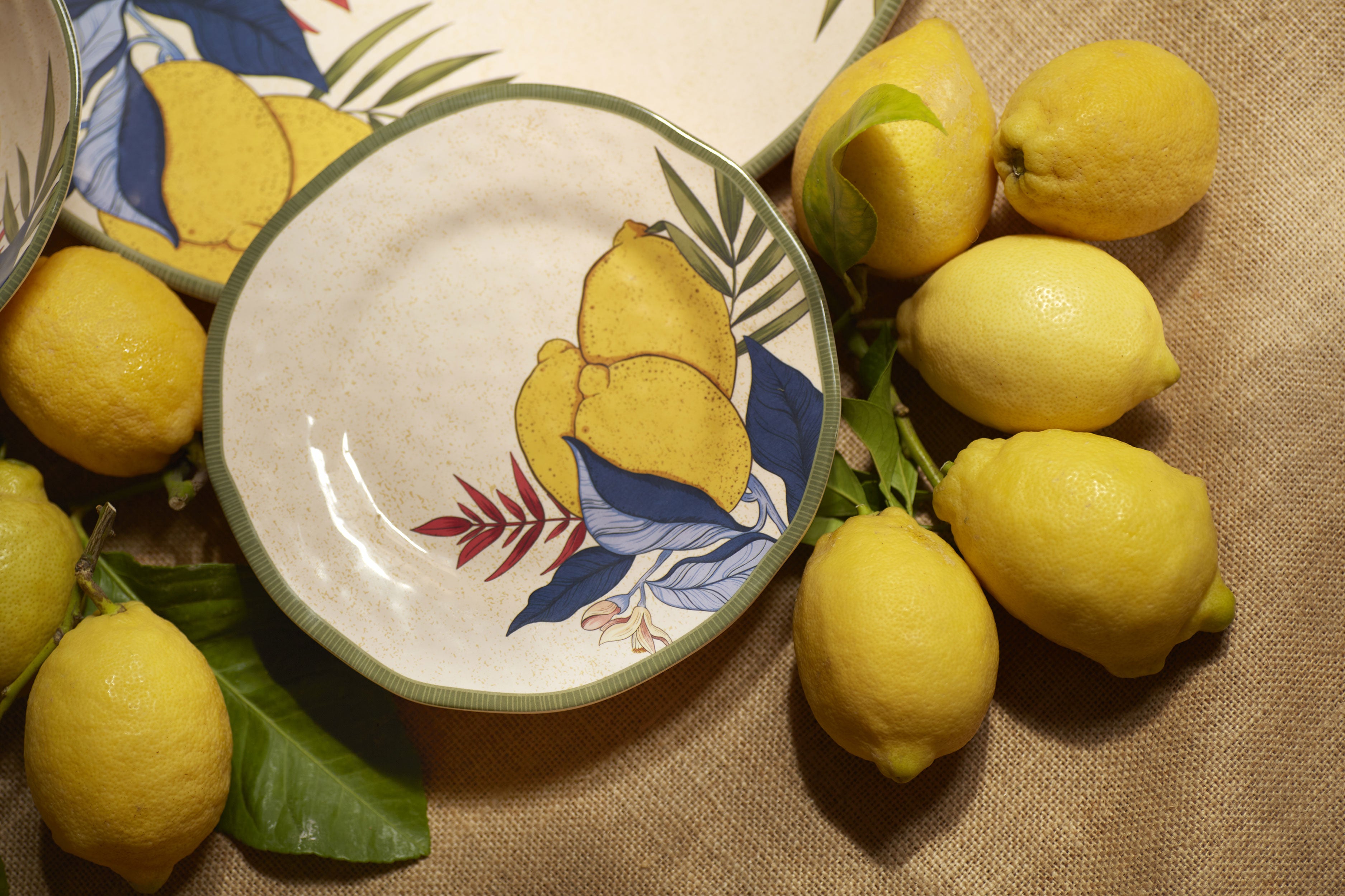 Fruit Plate Set, Limu' - Melamine, 21cm