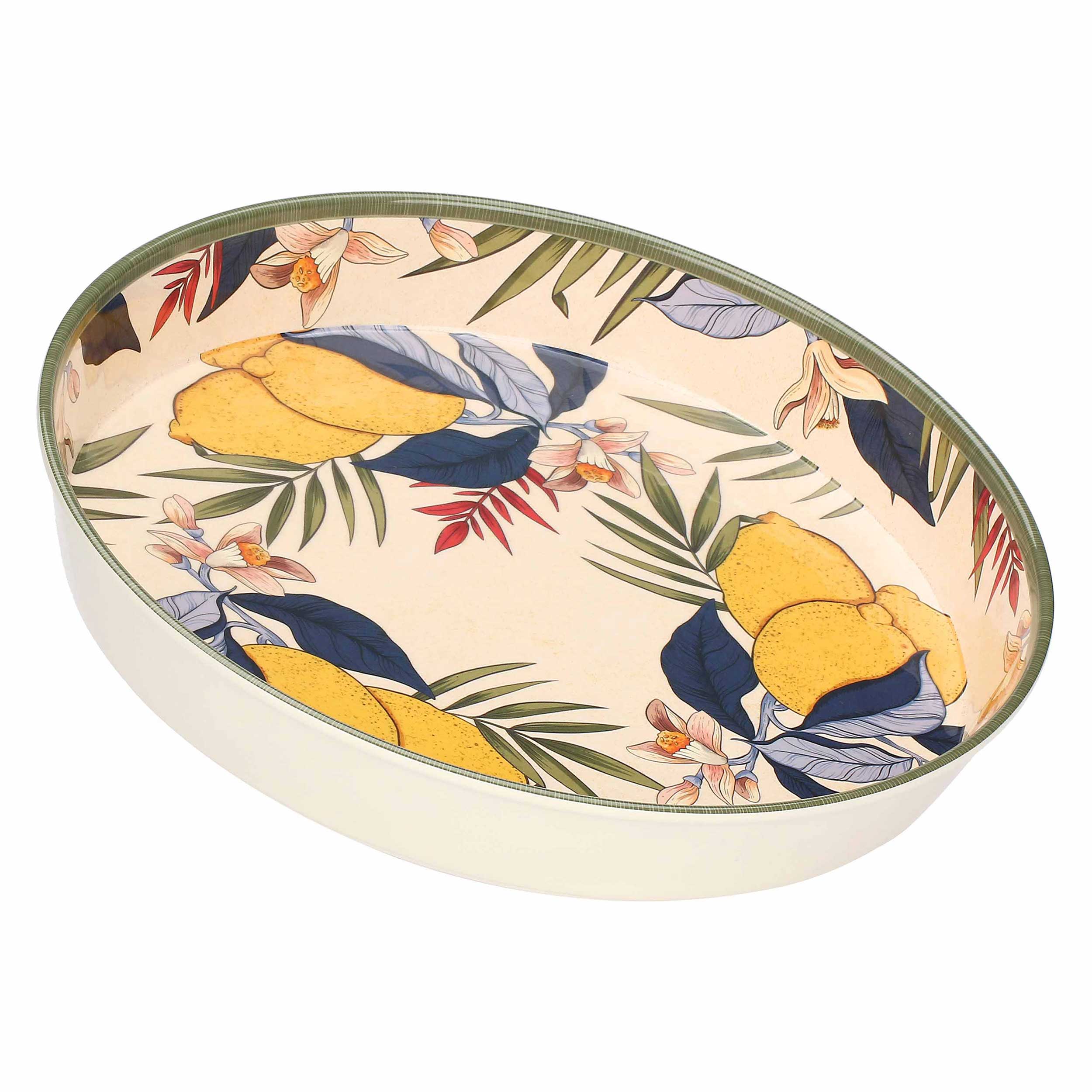 Vassoio Tondo Outdoor, Limu' - Melamina, 35cm