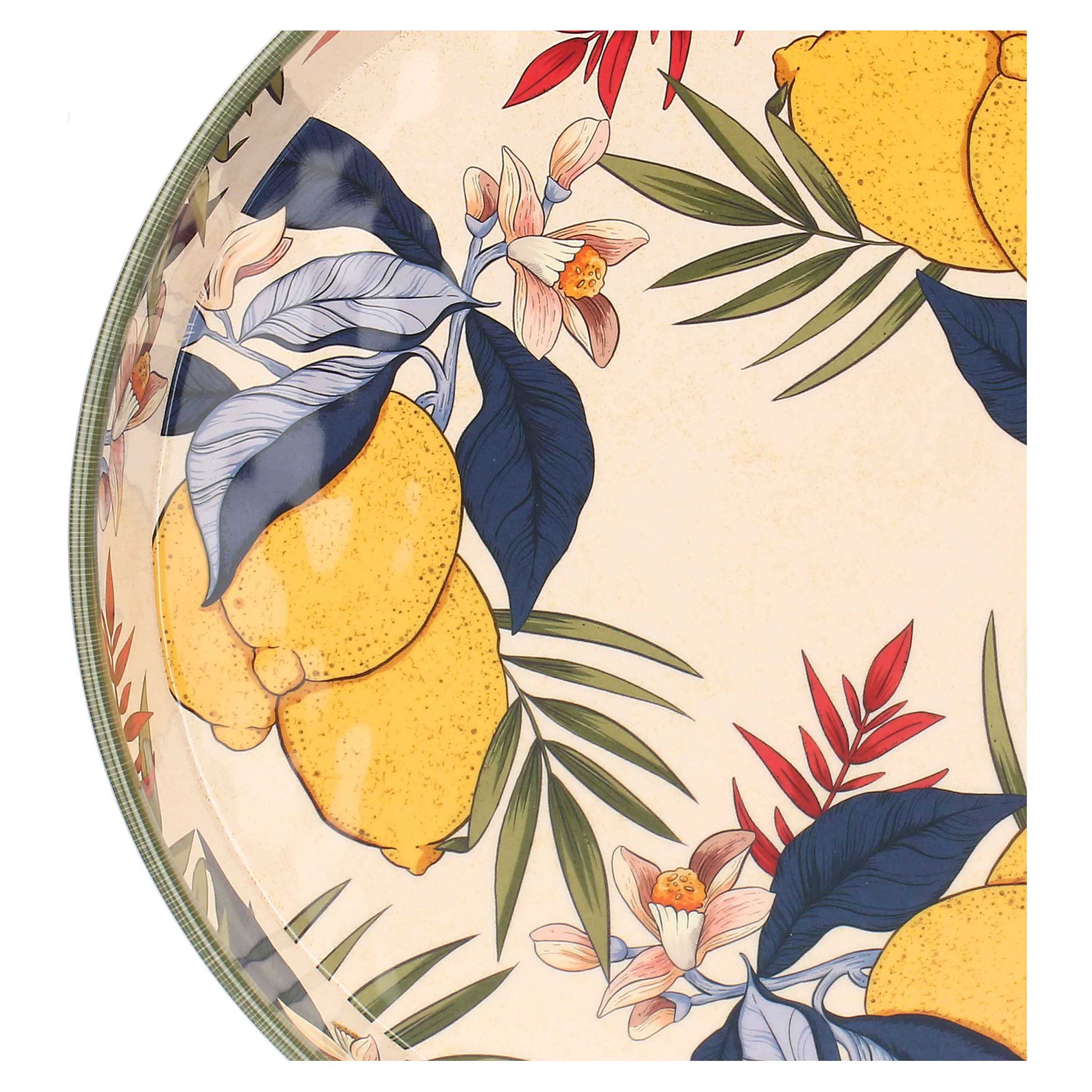 Vassoio Tondo Outdoor, Limu' - Melamina, 35cm