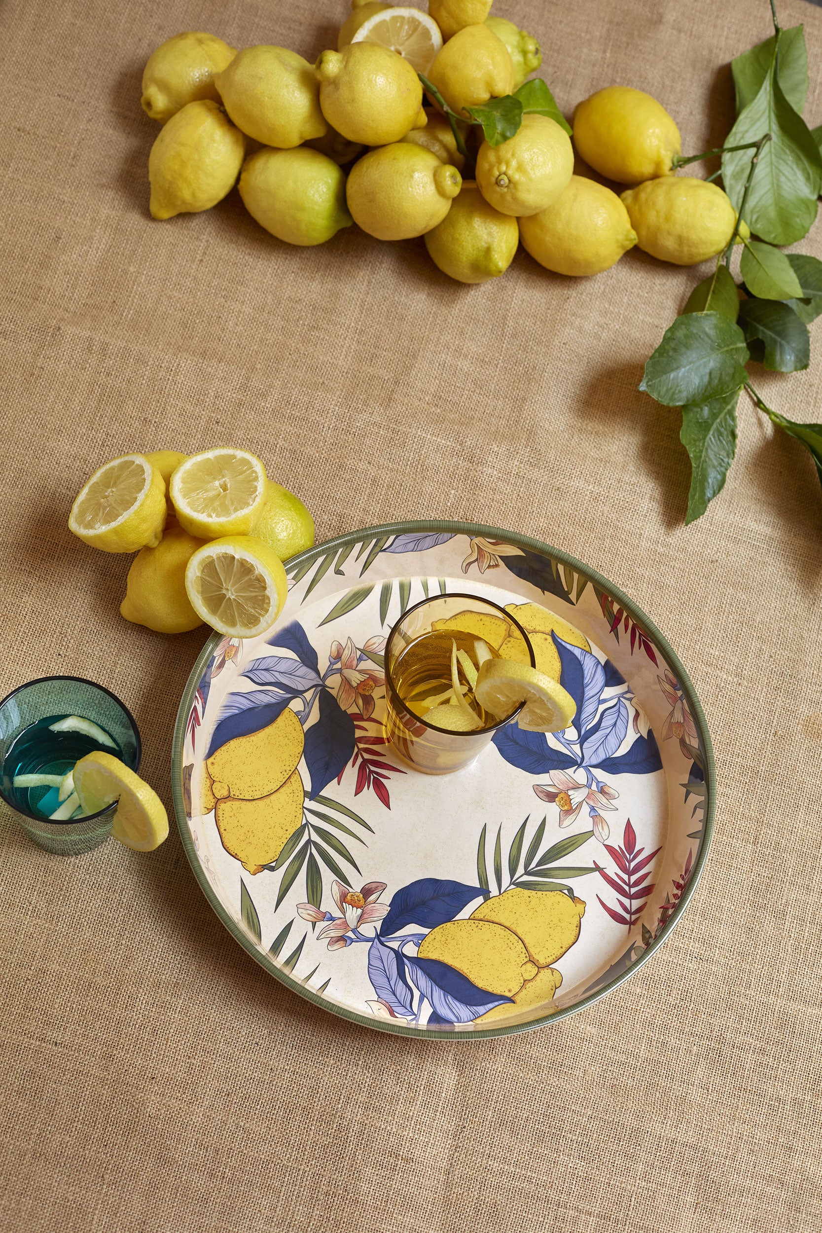 Vassoio Tondo Outdoor, Limu' - Melamina, 35cm