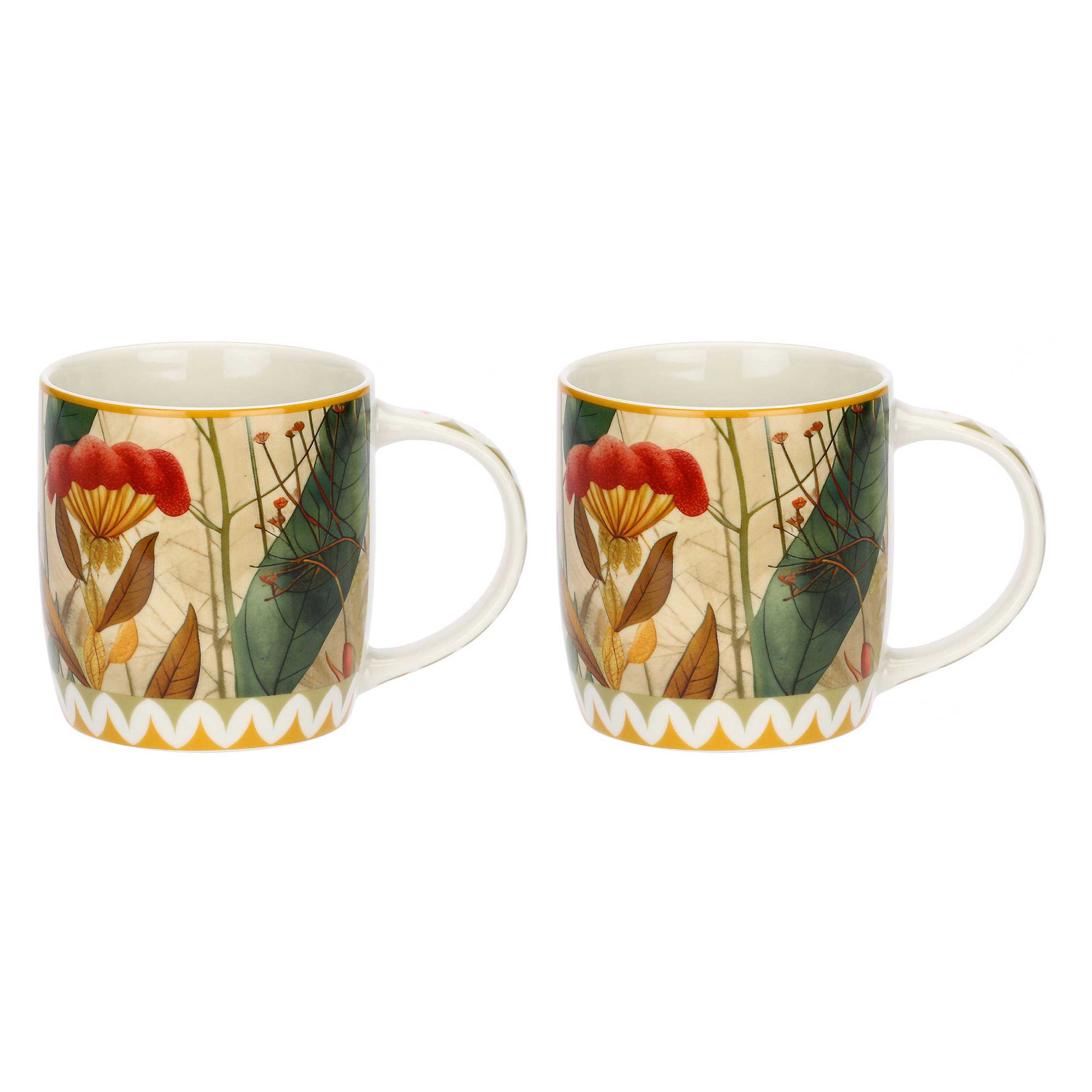 Set 2 Mug Giallo, Mirabilia - Porcellana, 420ml