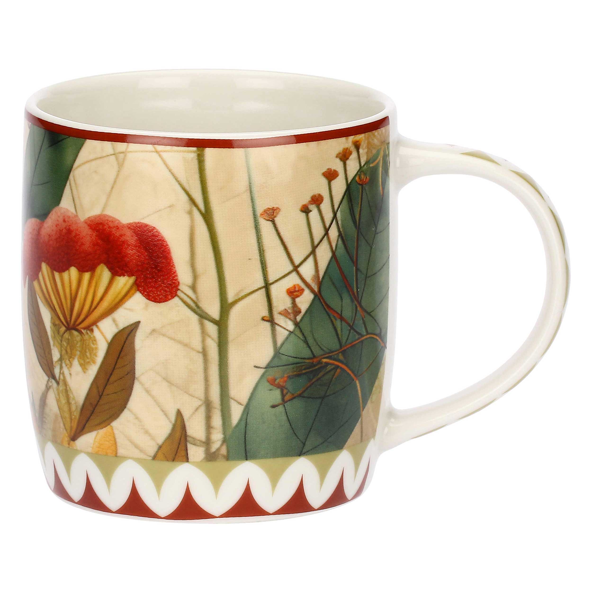 Set 2 Mug Rosso, Mirabilia - Porcellana, 420ml